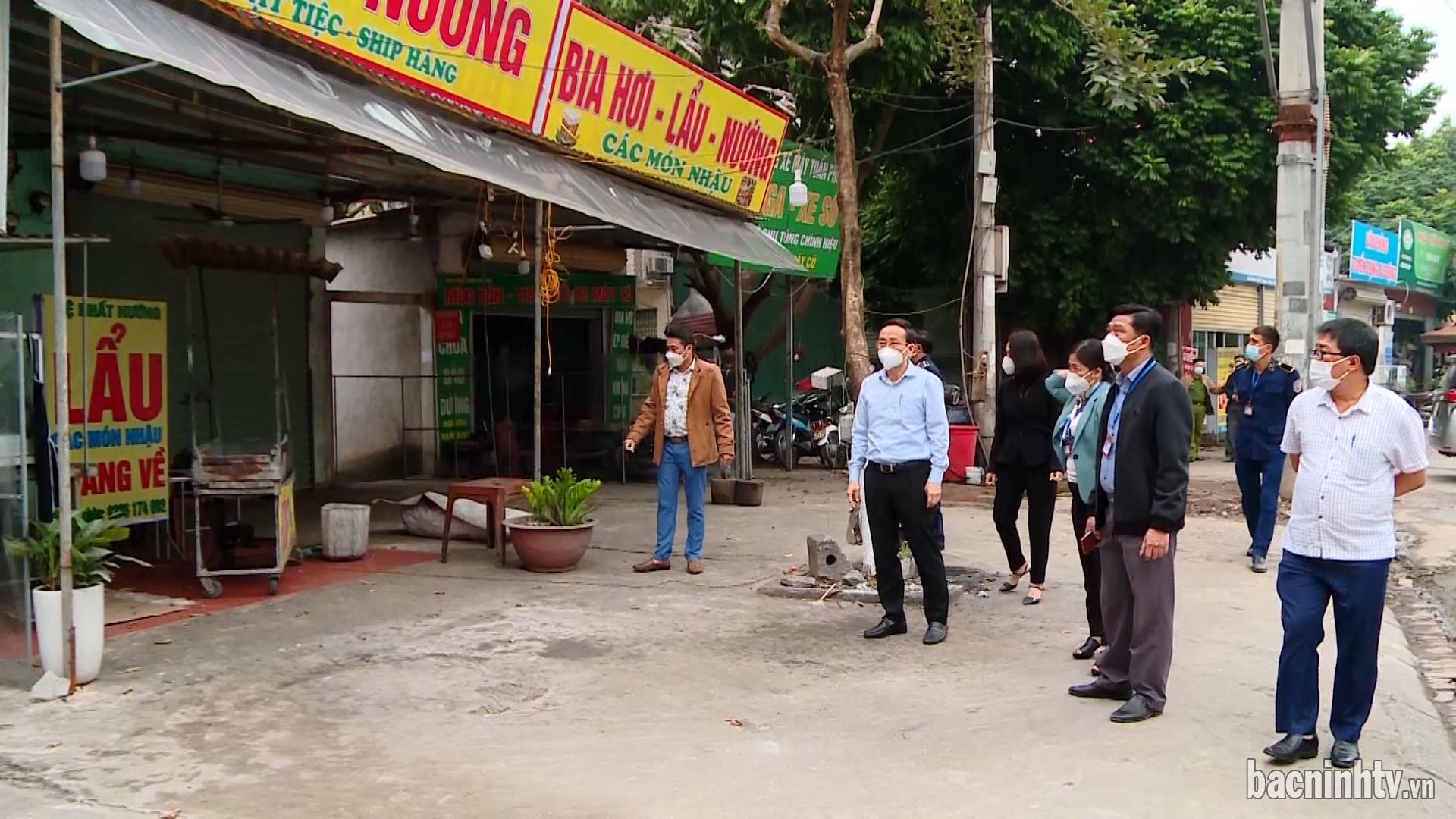 TP Bắc Ninh siết chặt công tác phòng, chống dịch Covid - 19  tại phường Vân Dương, Nam Sơn