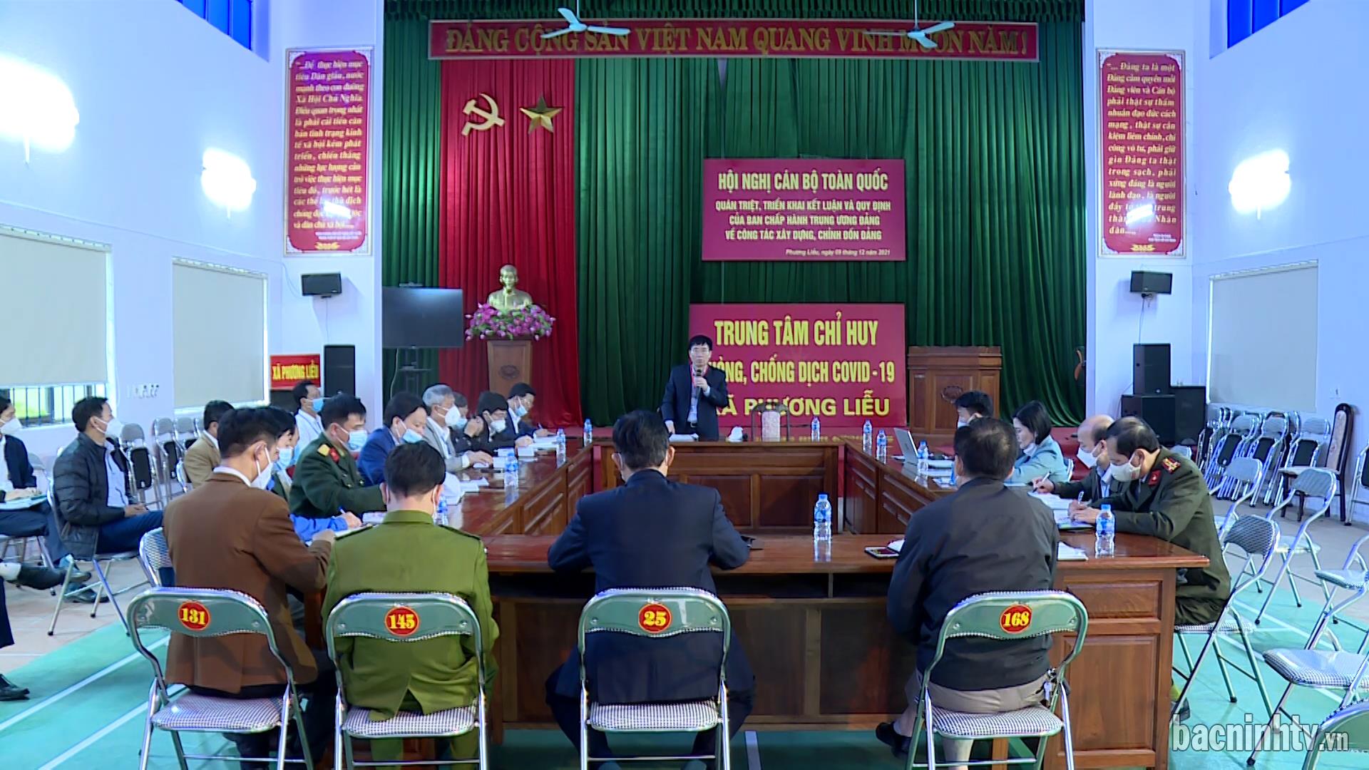 Kiểm tra công tác phòng, chống dịch Covid - 19 tại huyện Quế Võ