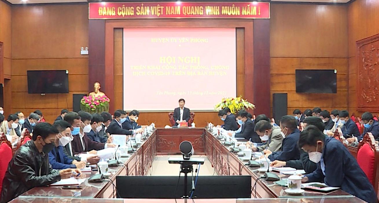 Yên Phong triển khai kế hoạch thu dung, điều trị F0 trên địa bàn 