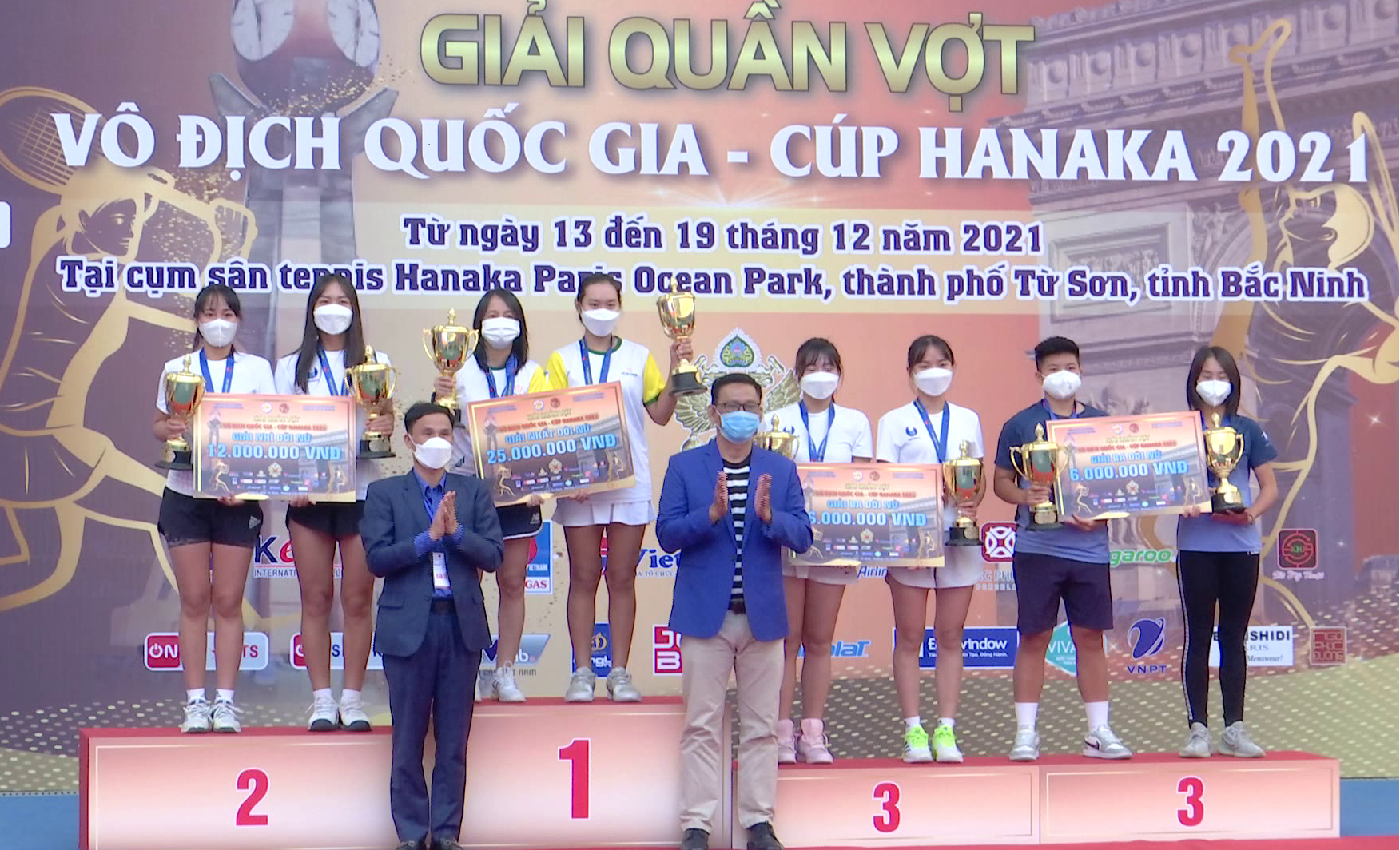 Bế mạc Giải Quần vợt vô địch Quốc gia – Cup HaNaKa 2021 