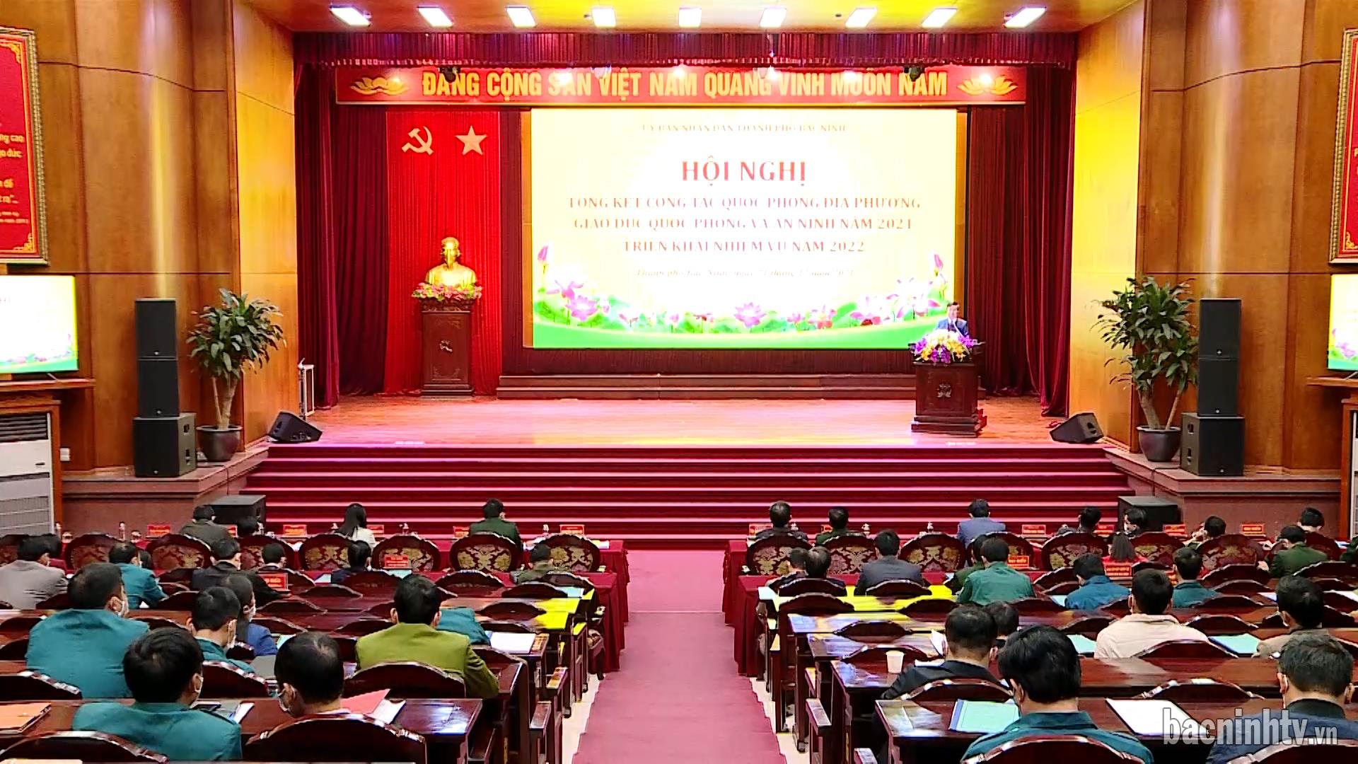 TP Bắc Ninh triển khai công tác quốc phòng địa phương 