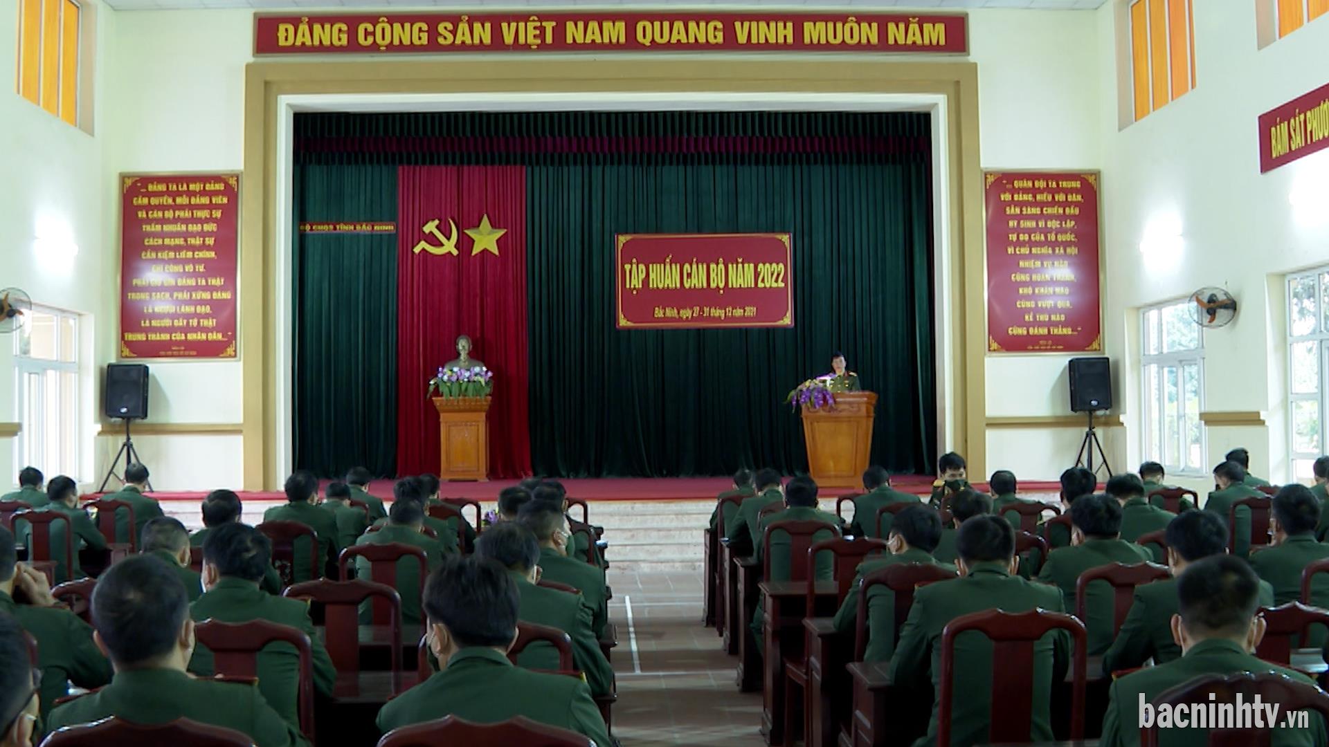 Bộ Chỉ huy Quân sự tỉnh tập huấn cán bộ năm 2022 