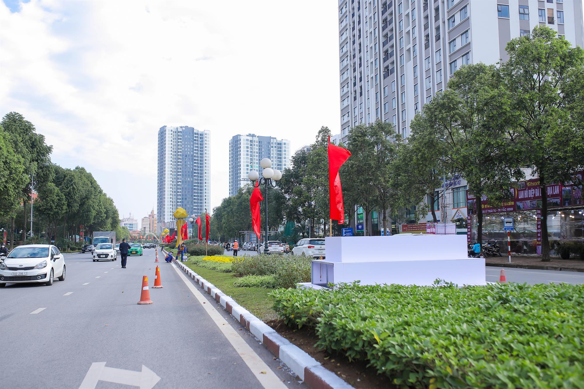 Công tác chỉnh trang đô thị tại thành phố Bắc Ninh trong những ngày cận kề Tết