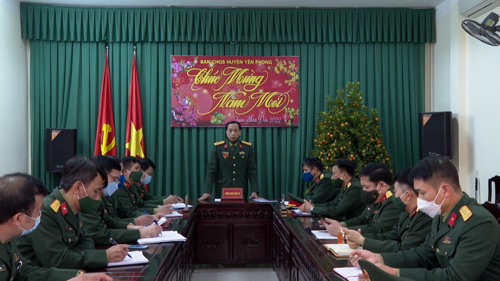 Bộ Chỉ huy Quân sự tỉnh kiểm tra công tác trực sẵn sàng chiến đấu,  chuẩn bị đón Tết Nguyên đán của các đơn vị