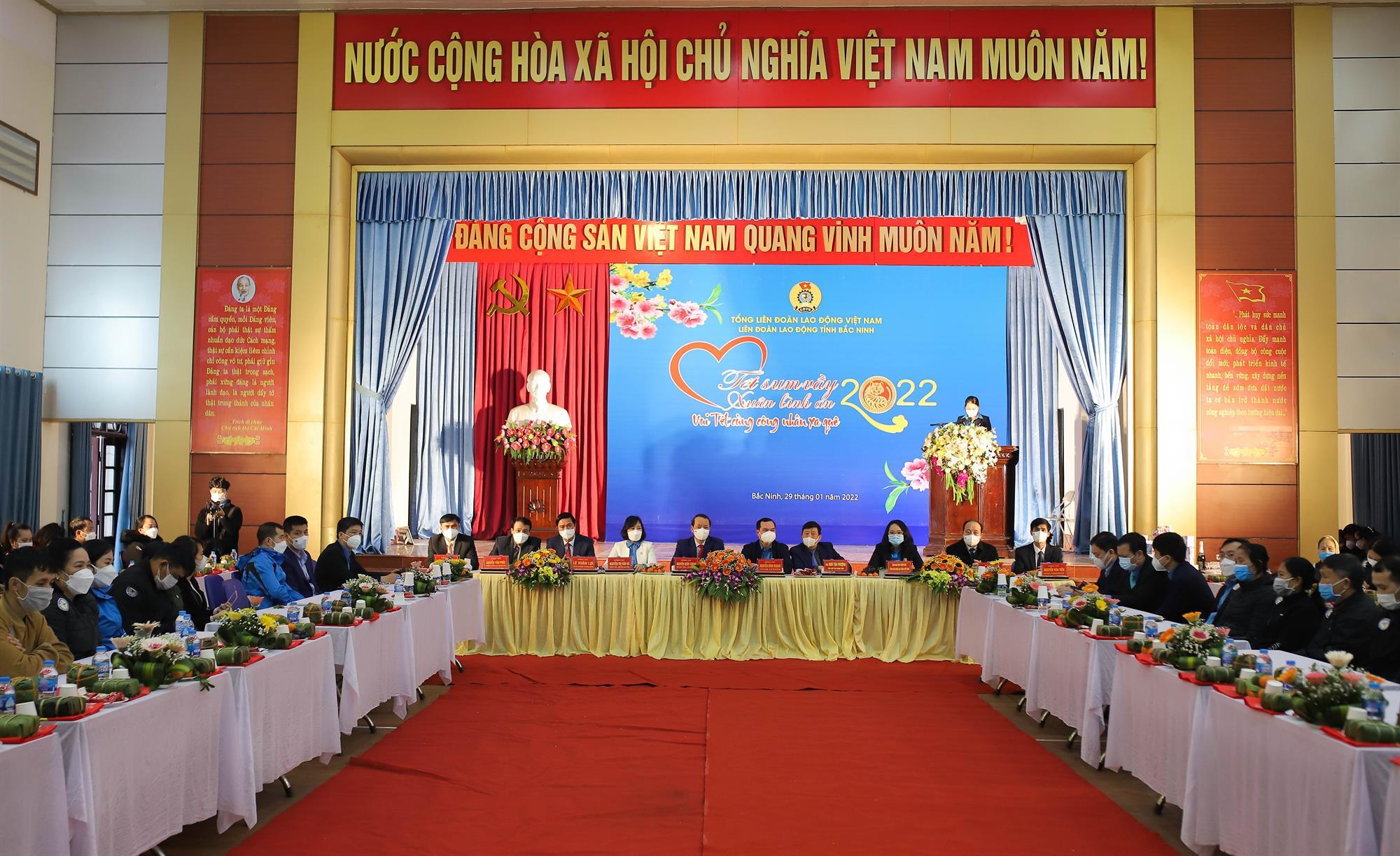 Chương trình “Vui tết cùng công nhân xa quê” trên địa bàn tỉnh Bắc Ninh