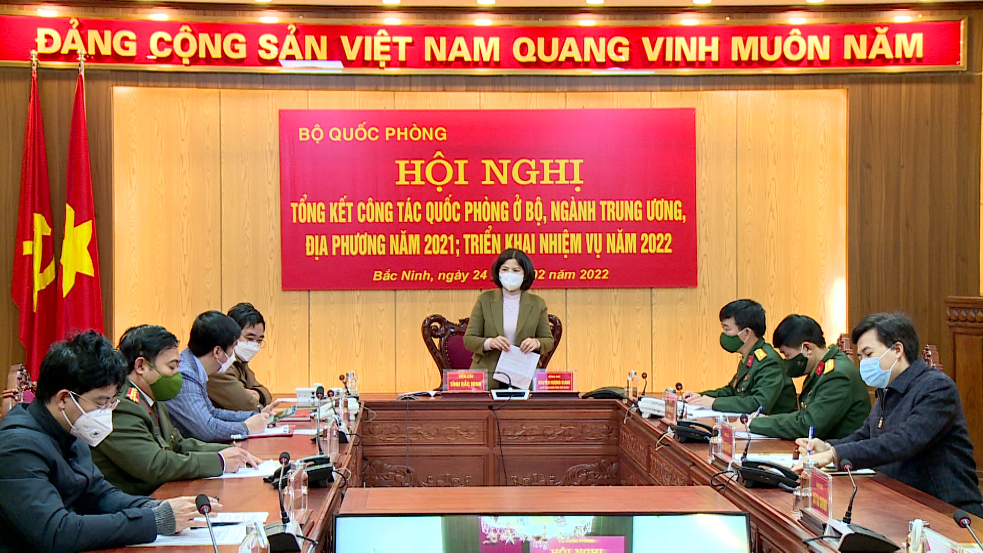 Tổng kết công tác quốc phòng Bộ, ngành trung ương, địa phương năm 2022