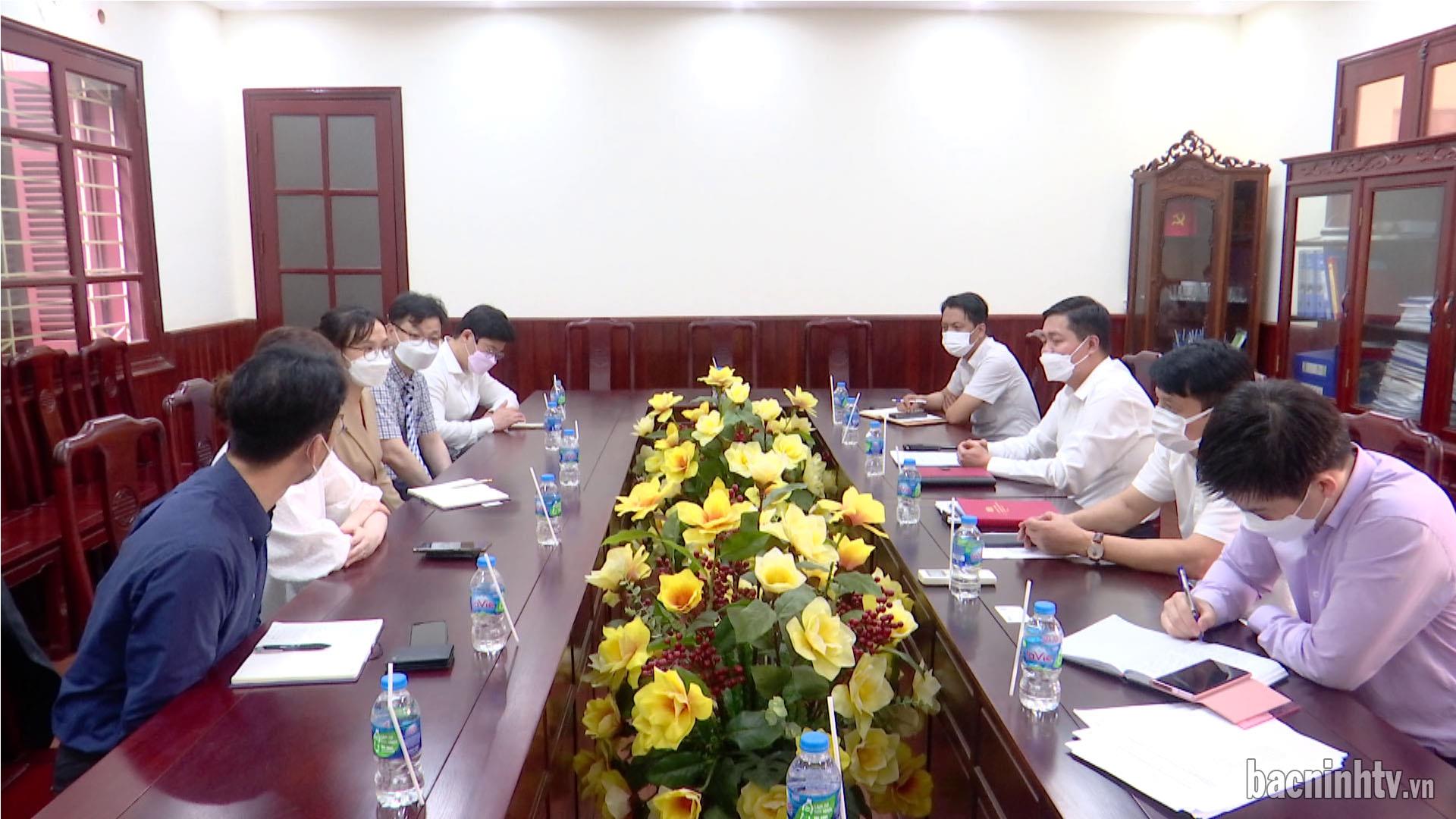 Công ty Amkor làm việc với Sở LĐ,TB&XH về cung ứng nguồn lao động kỹ thuật cao