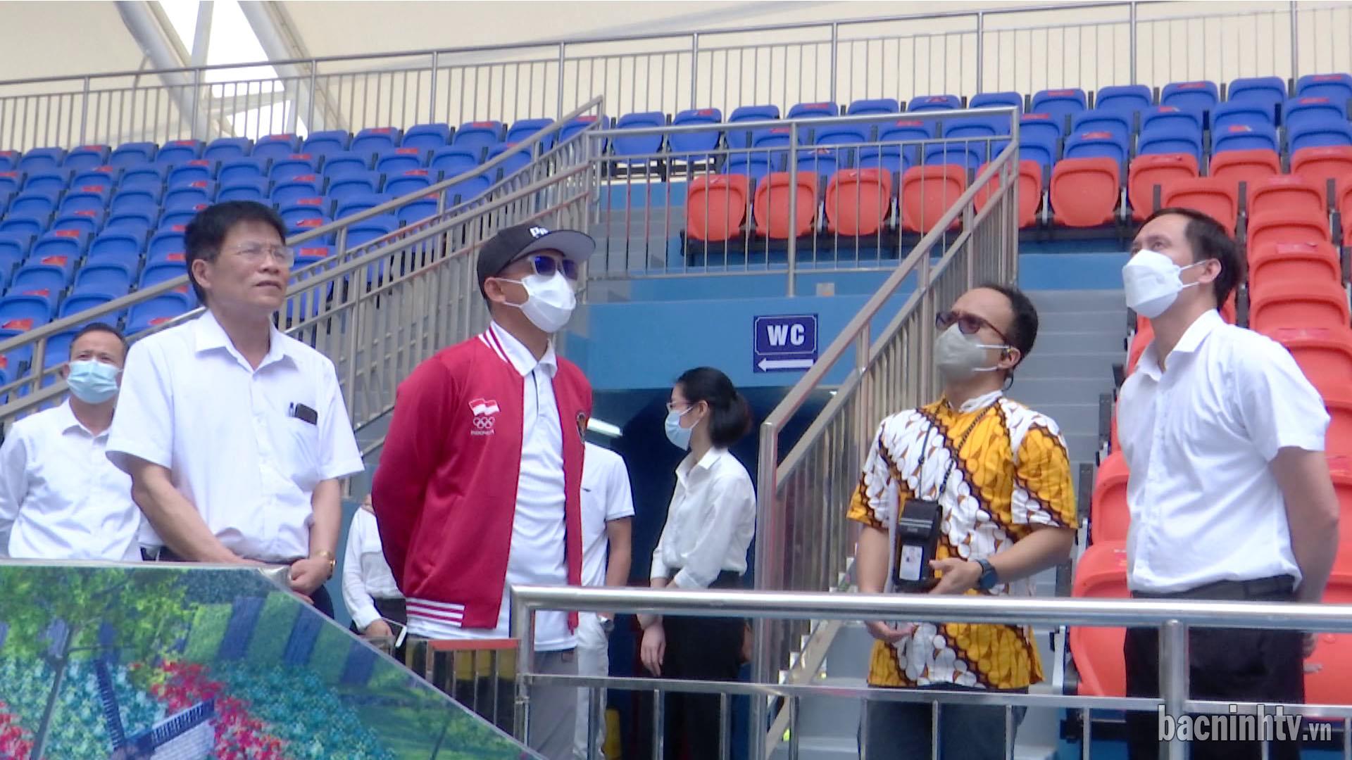 Uỷ ban Olympic Indonesia khảo sát địa điểm tổ chức Sea Game 31 tại Bắc Ninh 