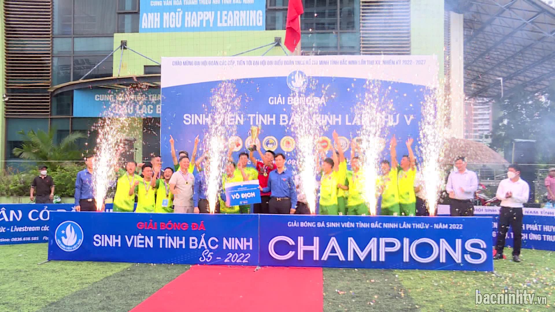 Bế mạc Giải bóng đá sinh viên lần thứ V