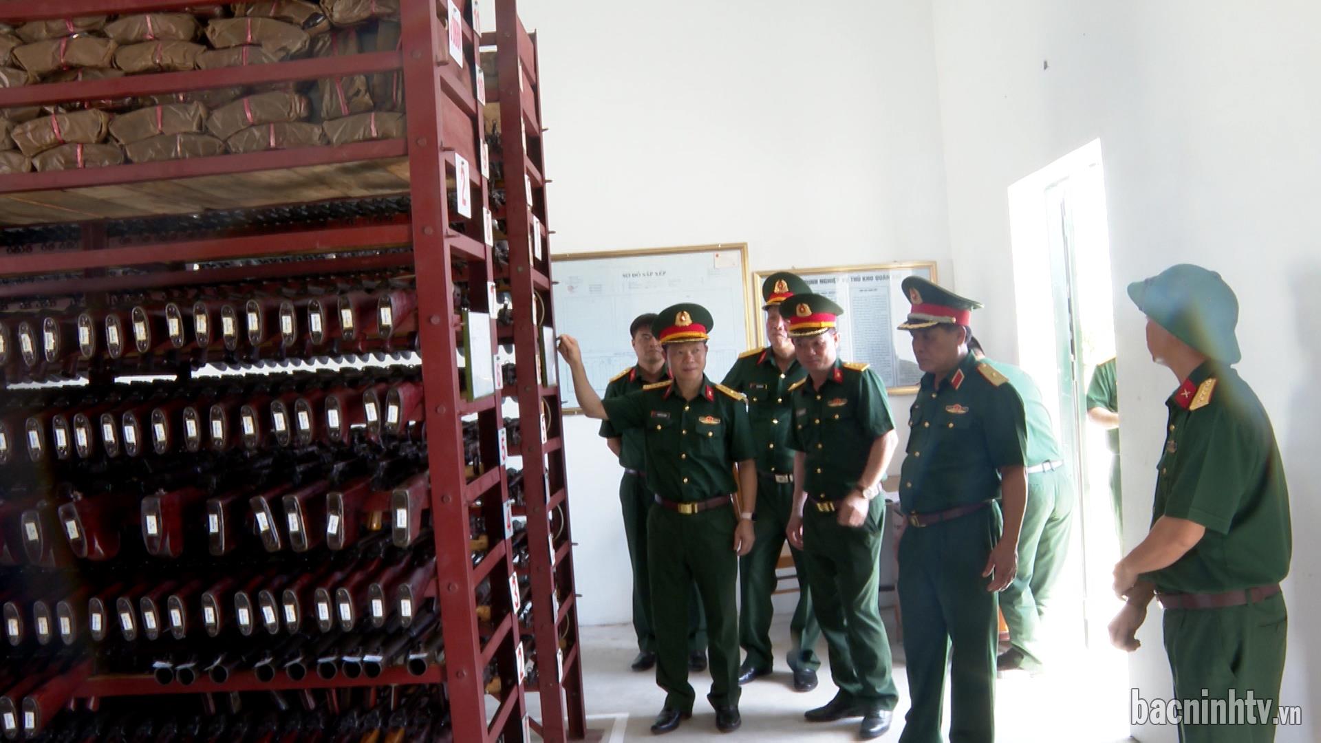 Quân khu I kiểm tra công tác kỹ thuật tại Bộ CHQS tỉnh