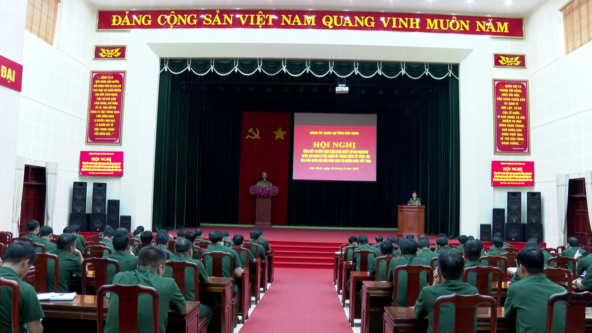 Tổng kết 10 năm thực hiện Nghị quyết số 623 về công tác hậu cần quân đội