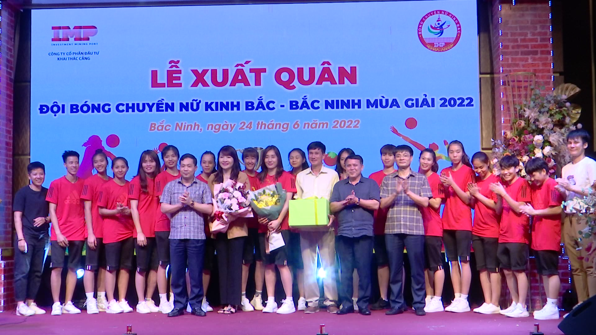 Lễ xuất quân đội tuyển Bóng chuyền nữ Kinh Bắc – Bắc Ninh mùa giải 2022