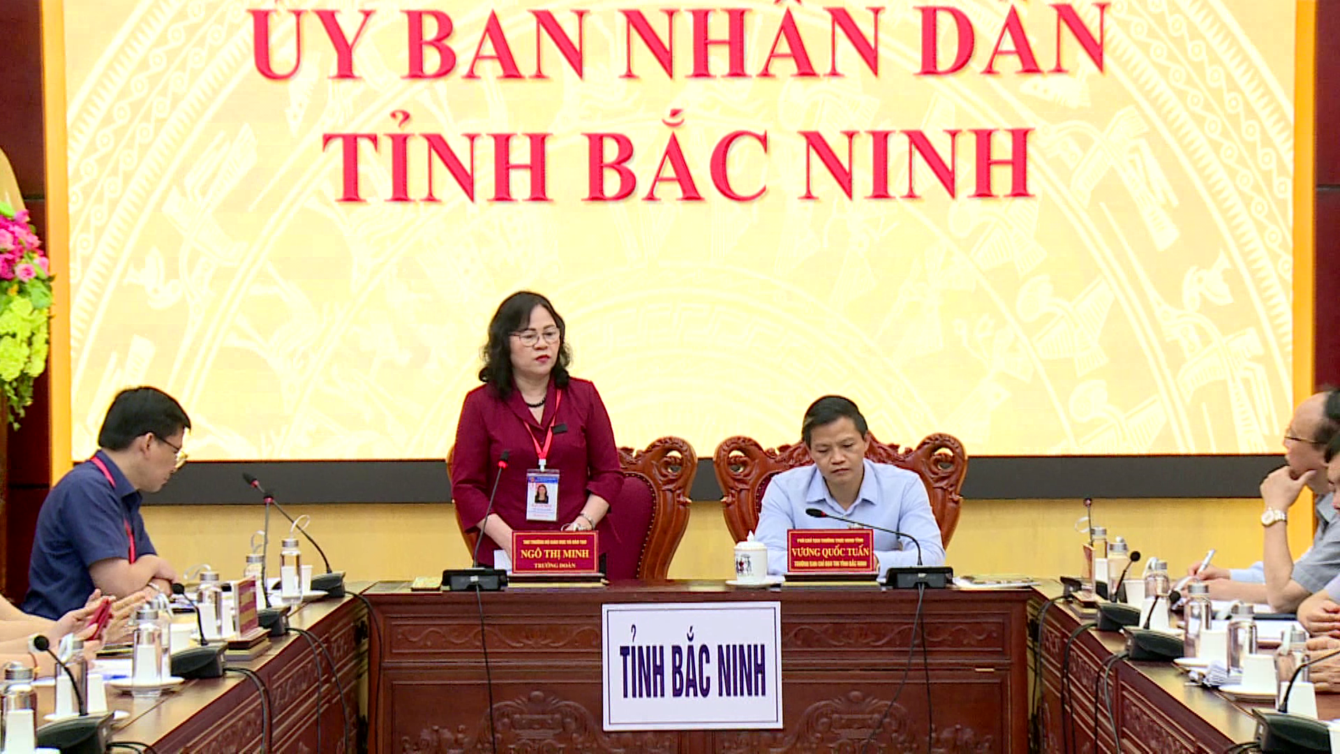 Thứ trưởng bộ GD&ĐT làm việc với Ban chỉ đạo thi tỉnh Bắc Ninh