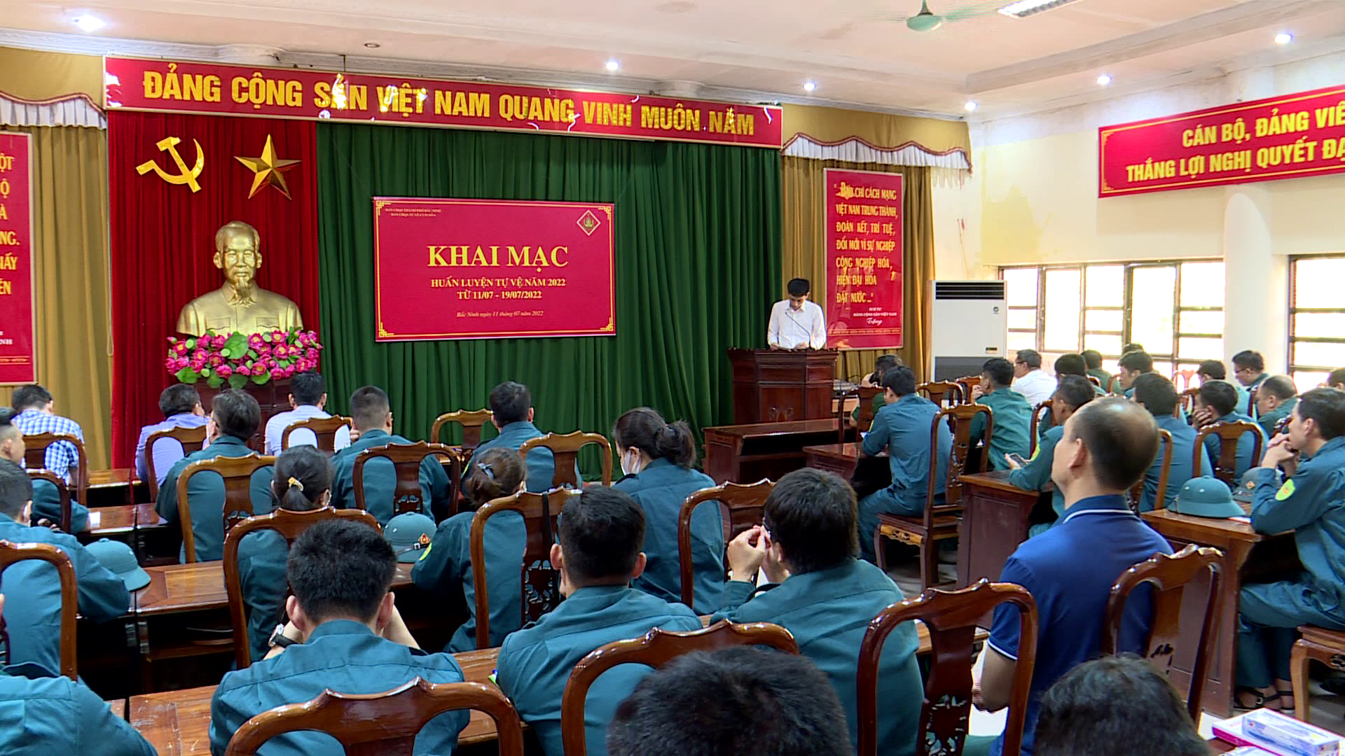 Khai mạc huấn luyện dân quân tự vệ Cụm số 6