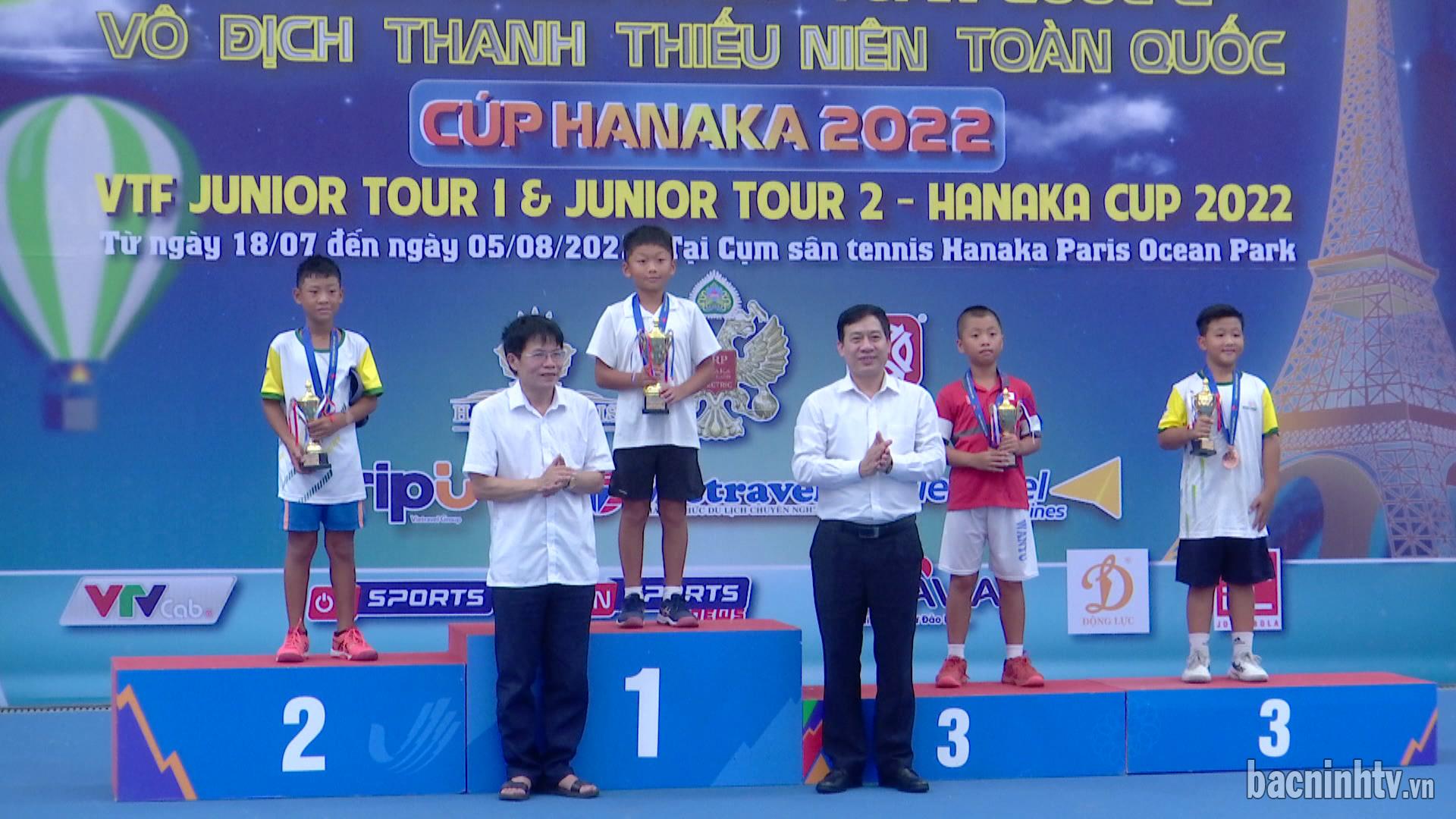 Trao giải Quần vợt Vô địch thanh thiếu niên toàn quốc năm 2022