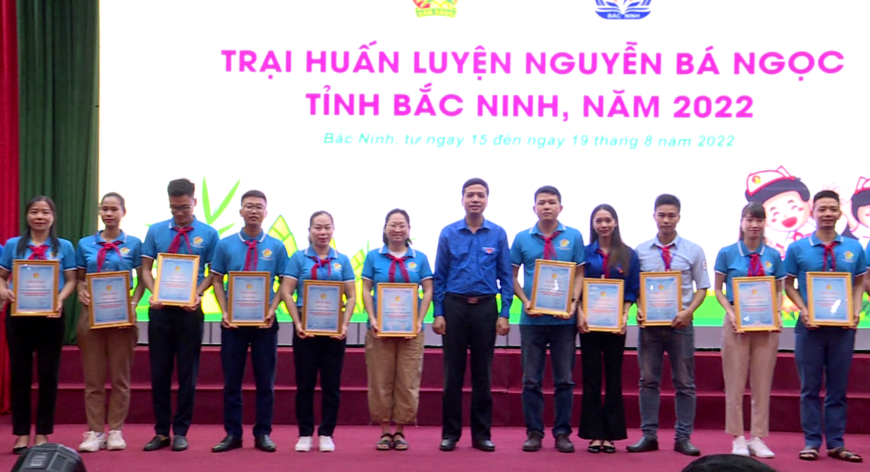 Bế mạc trại huấn luyện Trại huấn luyện Nguyễn Bá Ngọc tỉnh Bắc Ninh lần thứ III, năm 2022