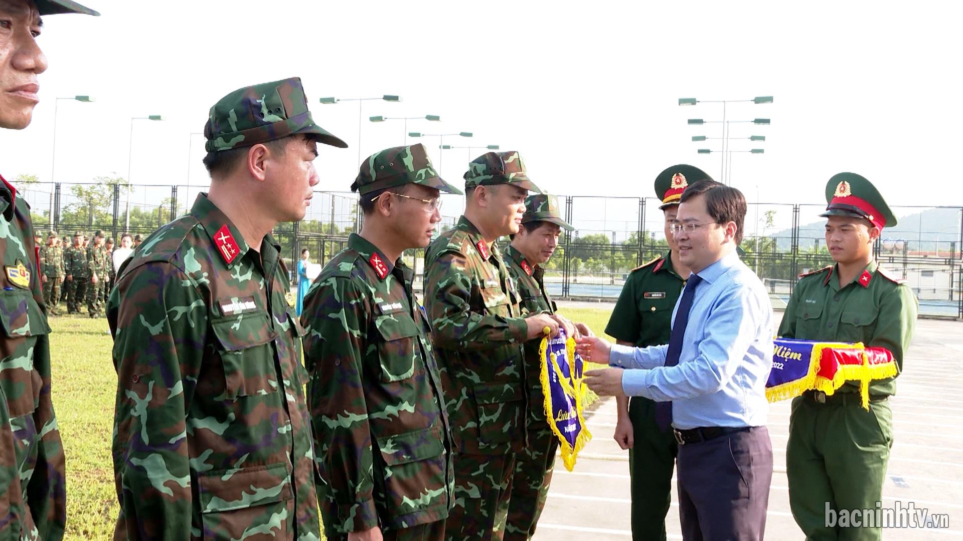 Khai mạc Hội thao TDTT quốc phòng LLVT tỉnh năm 2022