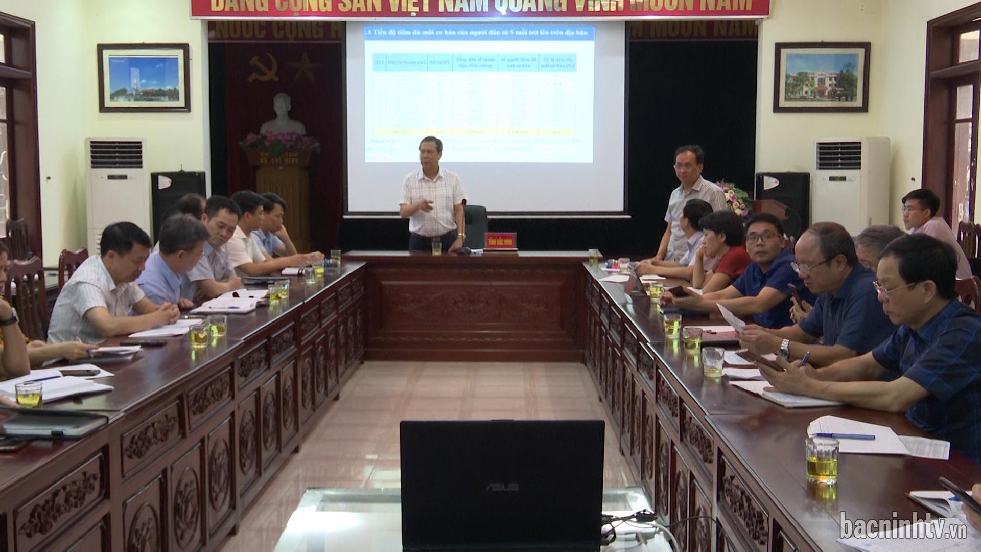 Hội nghị trực tuyến phòng chống dịch và tiêm vắc xin phòng Covid-19