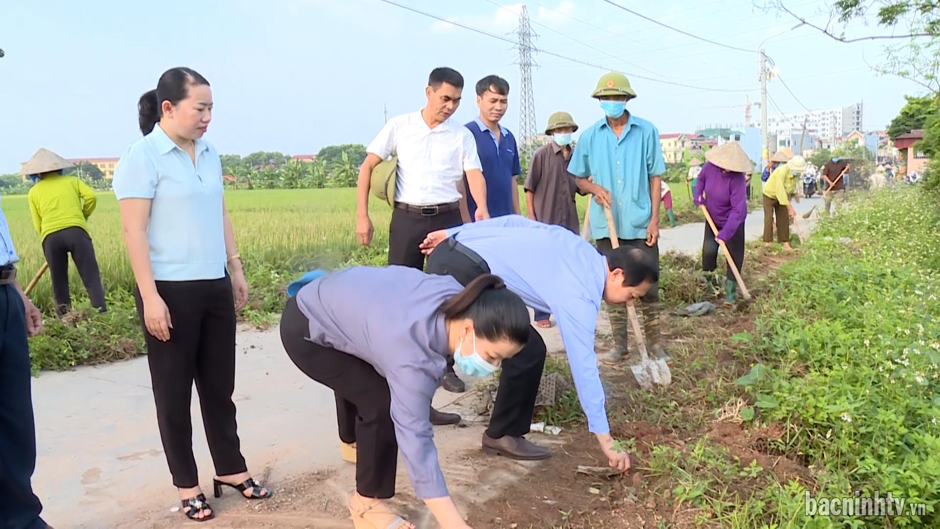 Quế Võ hưởng ứng Chiến dịch làm cho thế giới sạch hơn