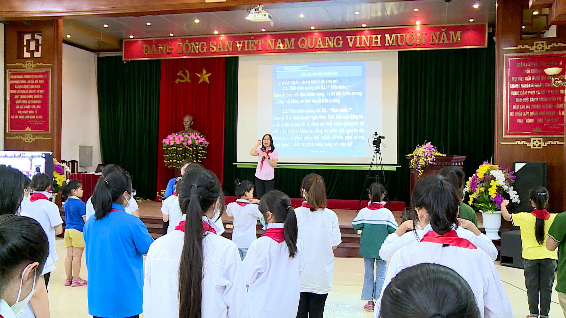 Tập huấn nghiệp vụ cho đội ngũ cán bộ Chỉ huy Đội năm học 2022-2023