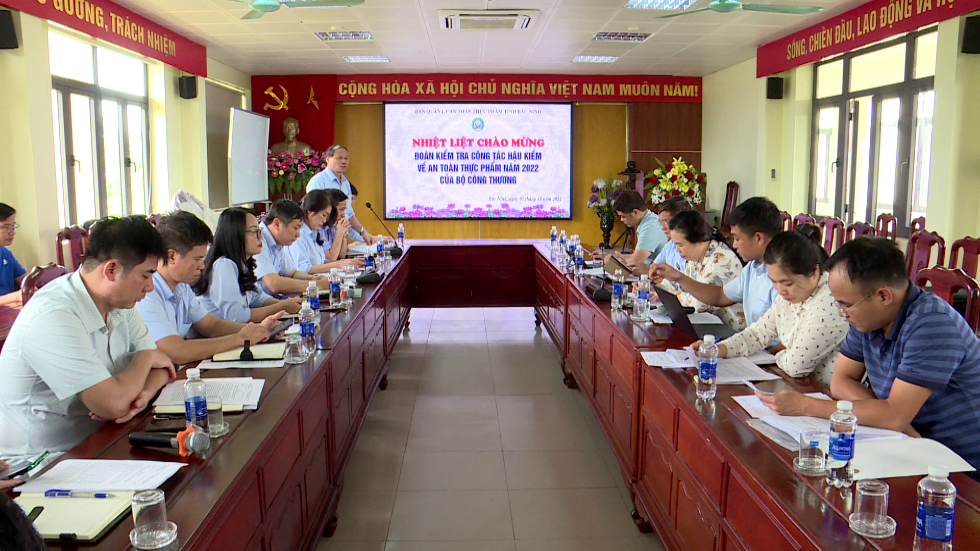Tổng cục Quản lý thị trường kiểm tra về ATTP tại Bắc Ninh