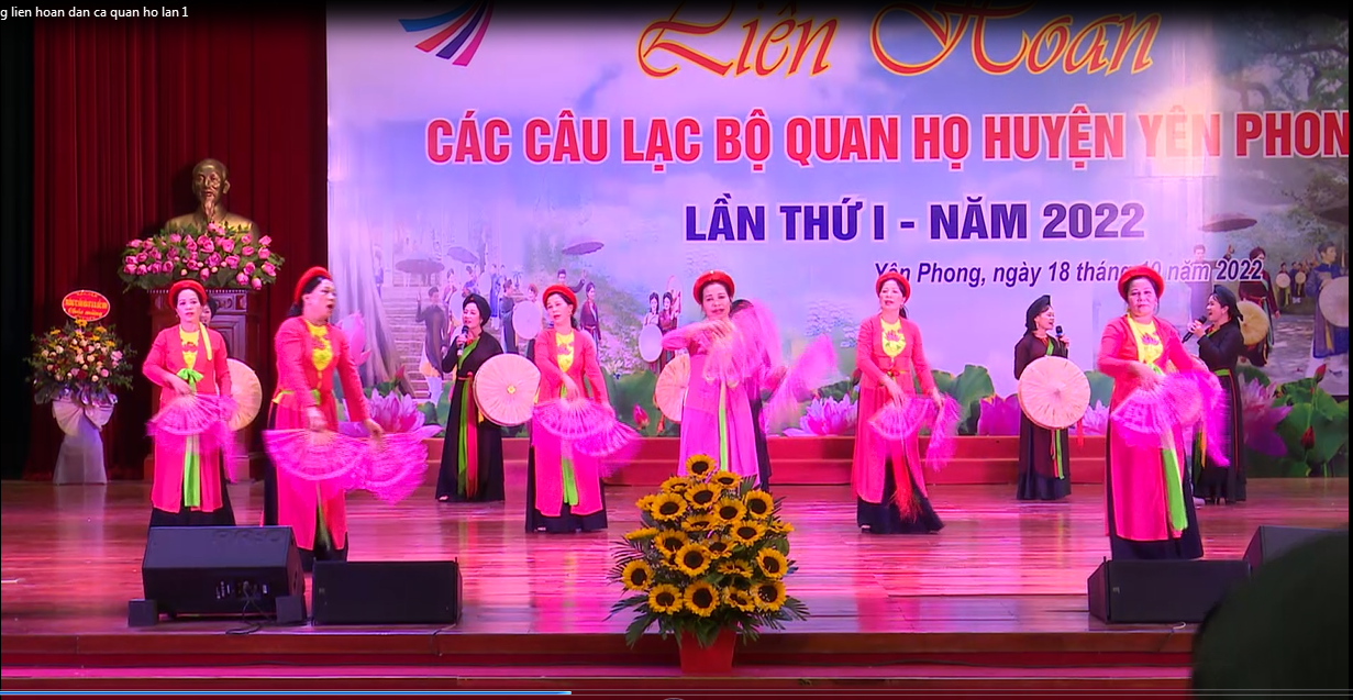 Liên hoan các CLB Quan họ huyện Yên Phong lần thứ nhất