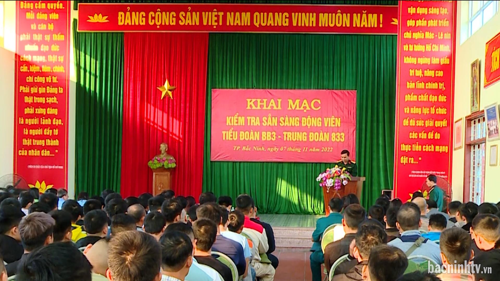 TP Bắc Ninh kiểm tra sẵn sàng động viên quân dự bị năm 2022        