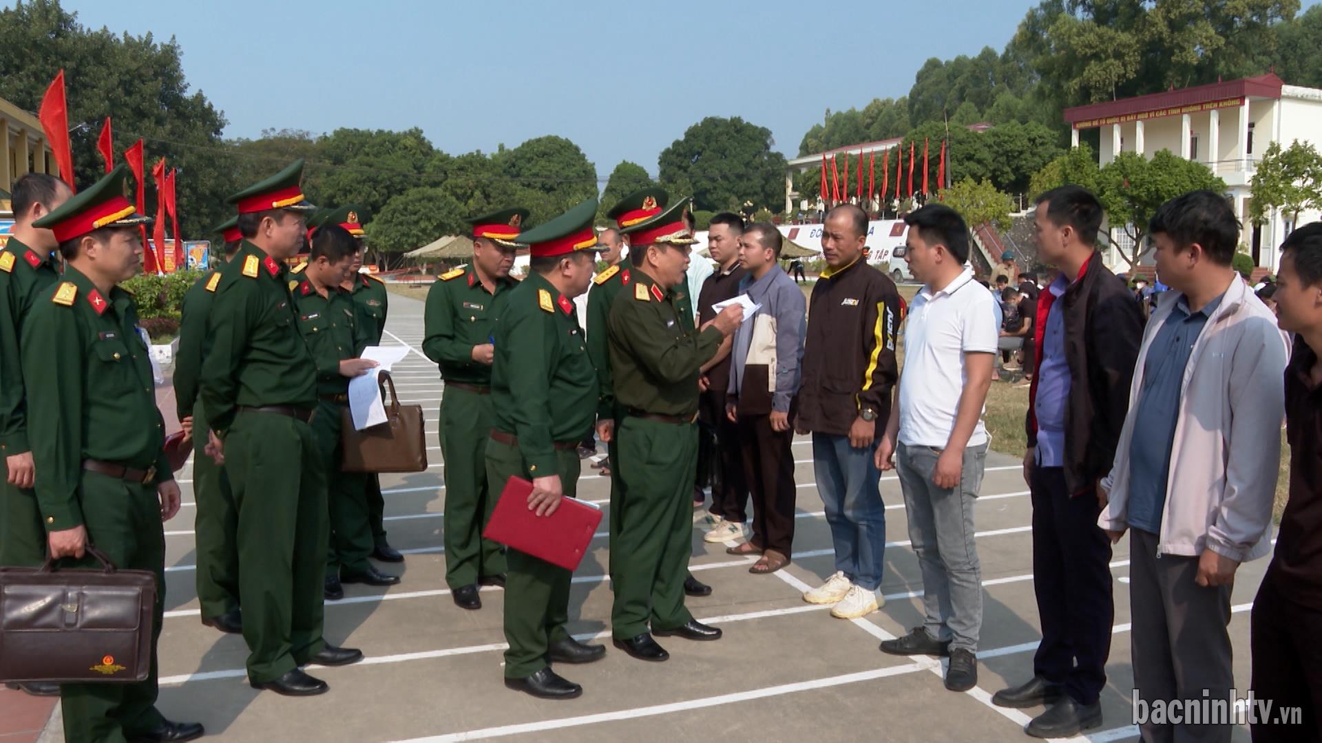 Quân khu 1 kiểm tra sẵn sàng động viên tại tỉnh Bắc Ninh