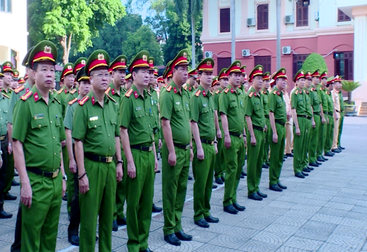 Công an tỉnh ra quân cao điểm tấn công trấn áp tội phạm, đảm bảo an ninh trật tự Tết Nguyên đán Quý Mão 2023              