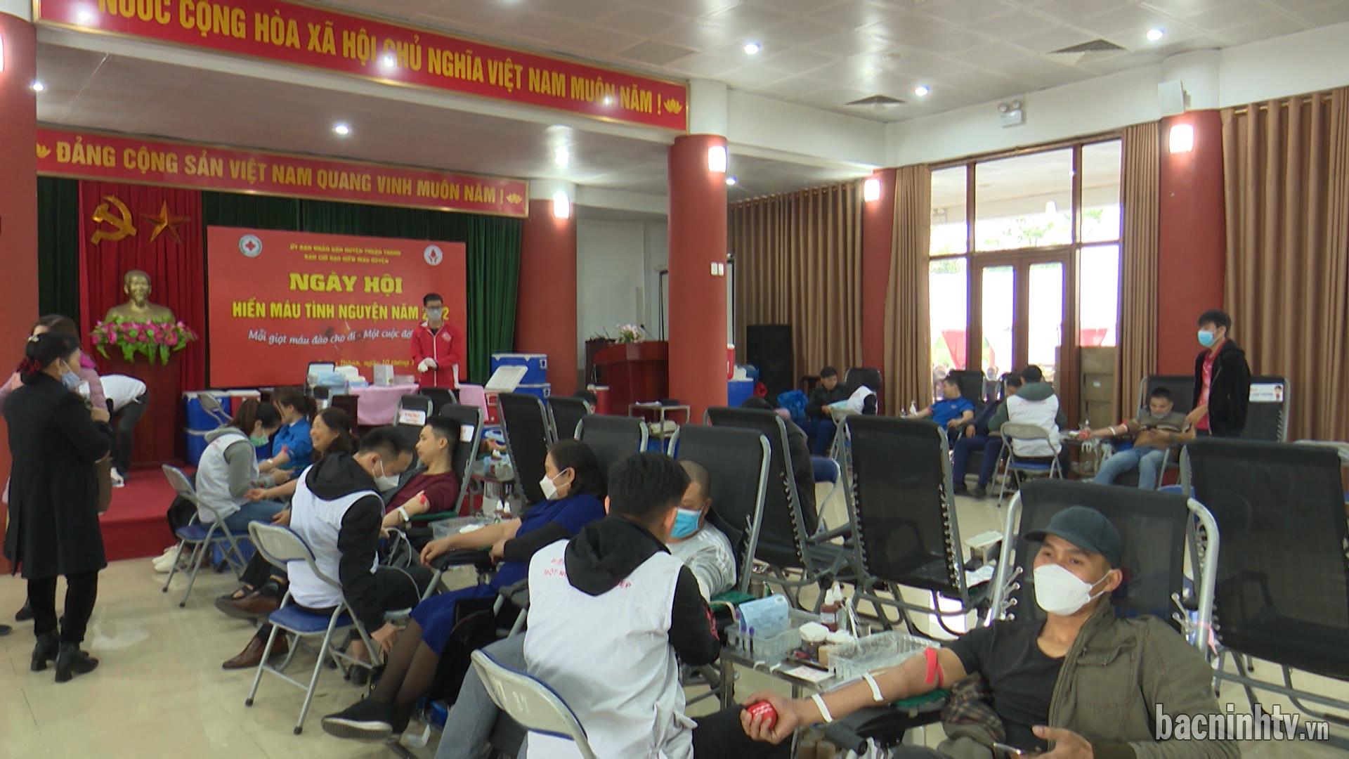 Thuận Thành tổ chức “Ngày hội hiến máu tình nguyện” năm 2022 