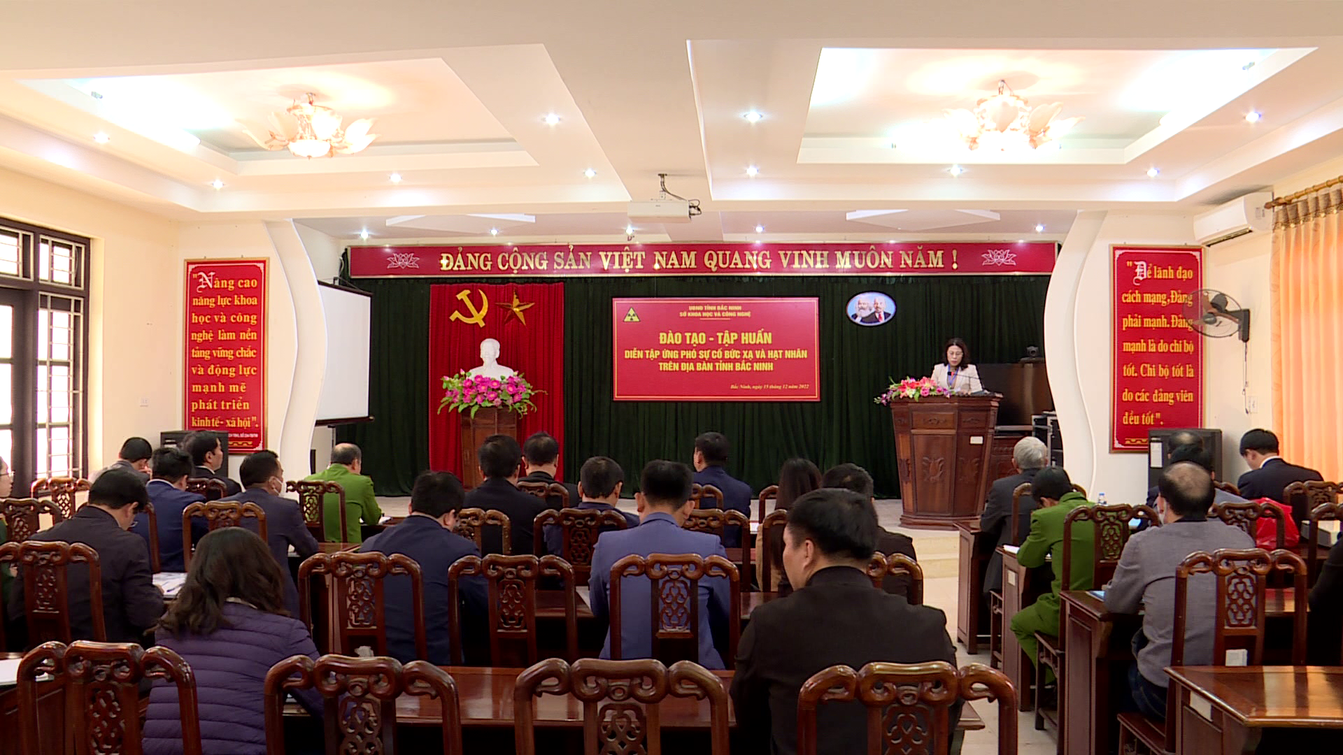 Khai mạc đào tạo, tập huấn diễn tập ứng phó sự cố bức xạ  và hạt nhân năm 2022            