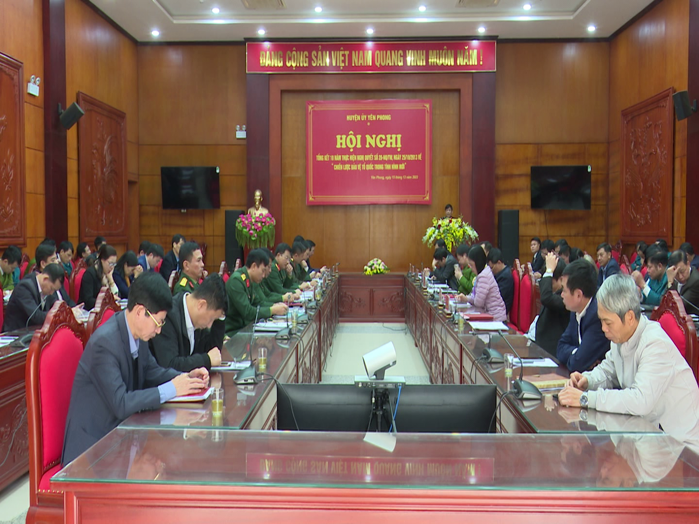 Yên Phong tổng kết 10 năm thực hiện Nghị quyết về “Chiến lược bảo vệ Tổ quốc trong tình hình mới”