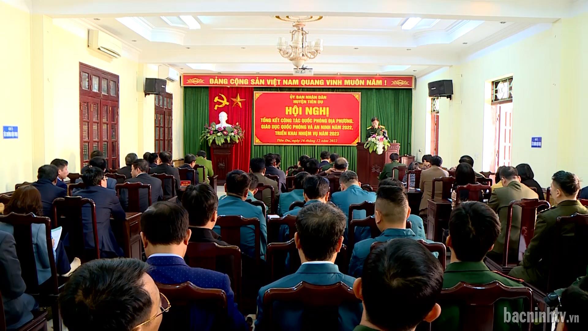 Các huyện Tiên Du, Yên Phong và TP.Từ Sơn triển khai nhiệm vụ công tác quốc phòng-địa phương 2023