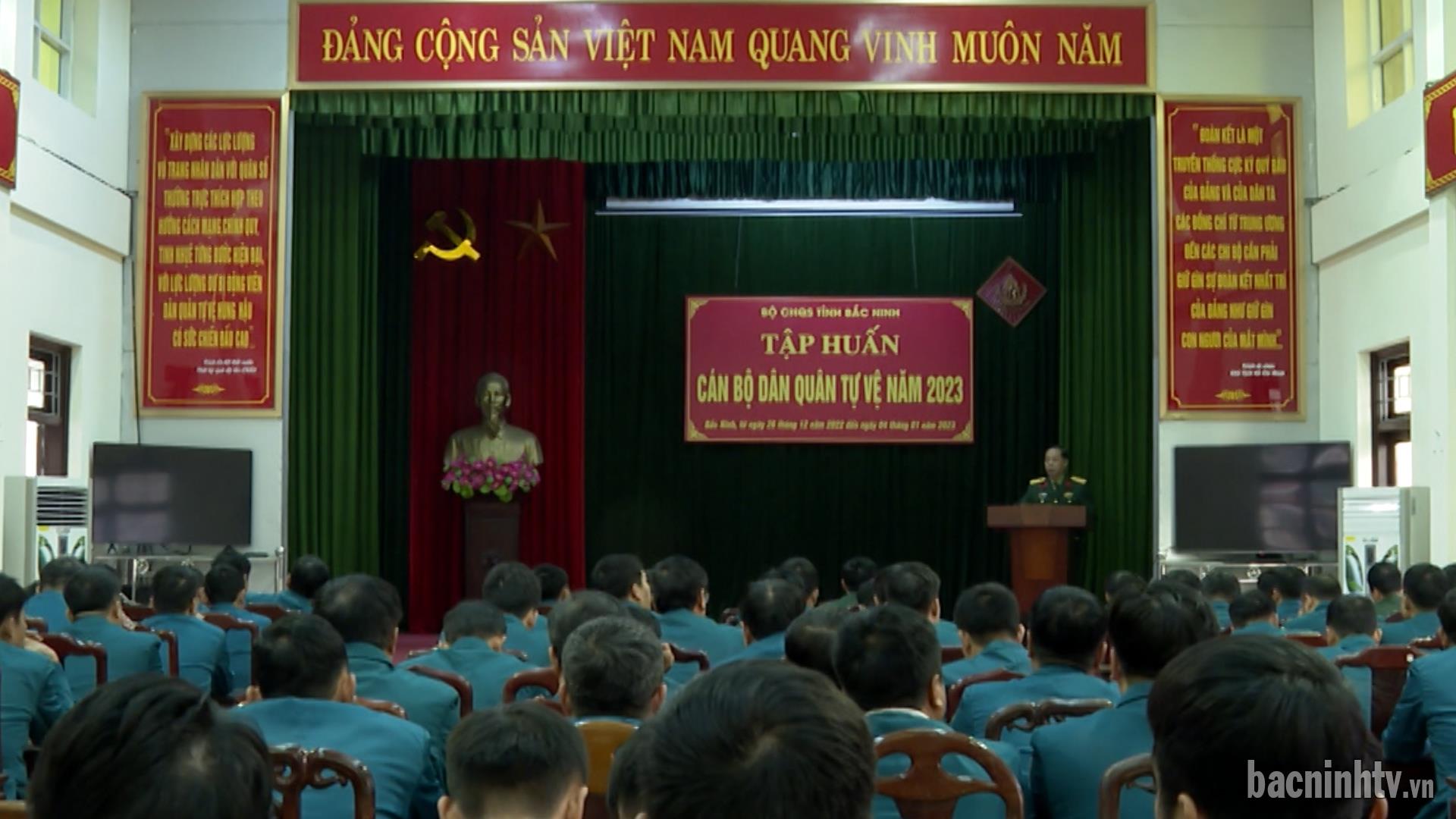 Khai mạc tập huấn cán bộ Dân quân tự vệ năm 2023