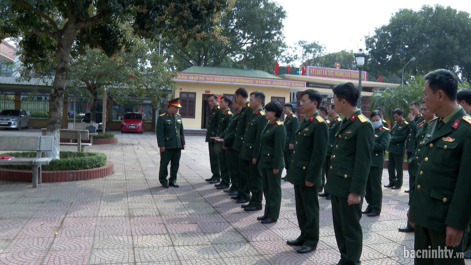 Kiểm tra công tác chuẩn bị ra quân huấn luyện năm 2023