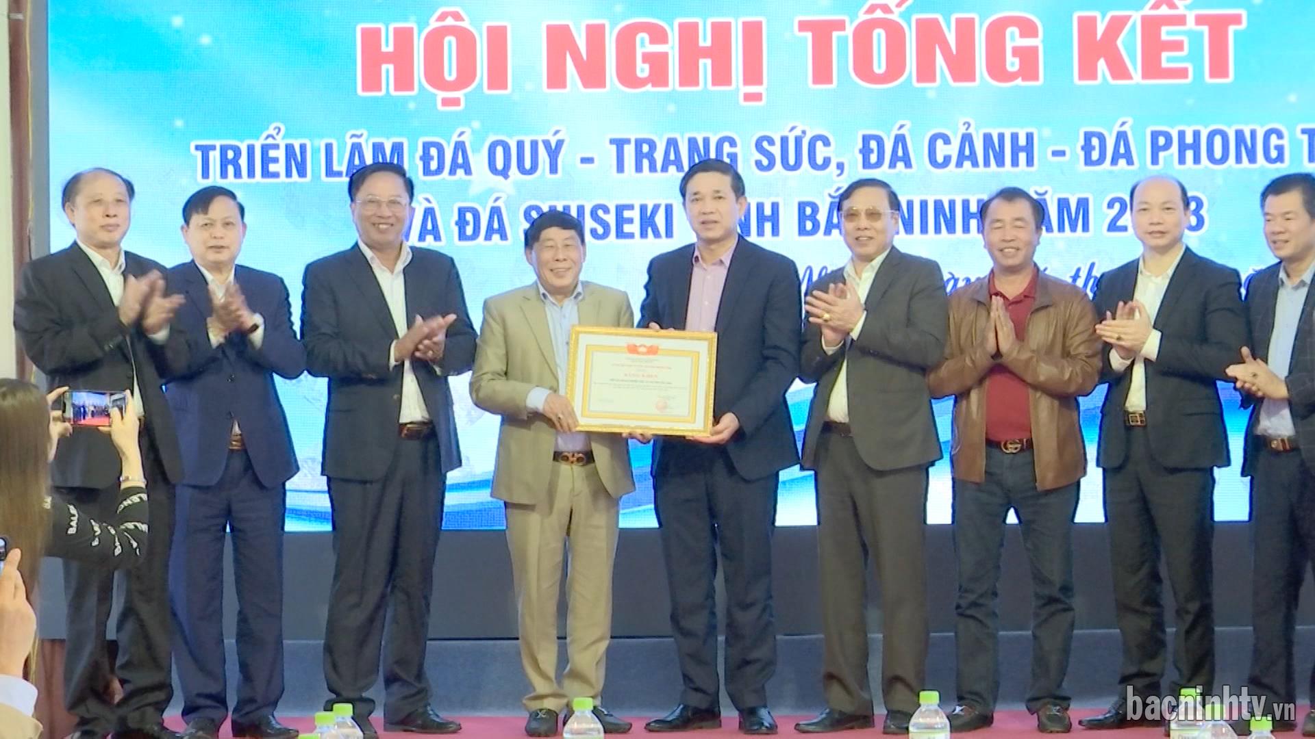 Tổng kết triển lãm đá quý, đá cảnh, đá phong thủy và đá Suiseki tỉnh Bắc Ninh Năm 2023