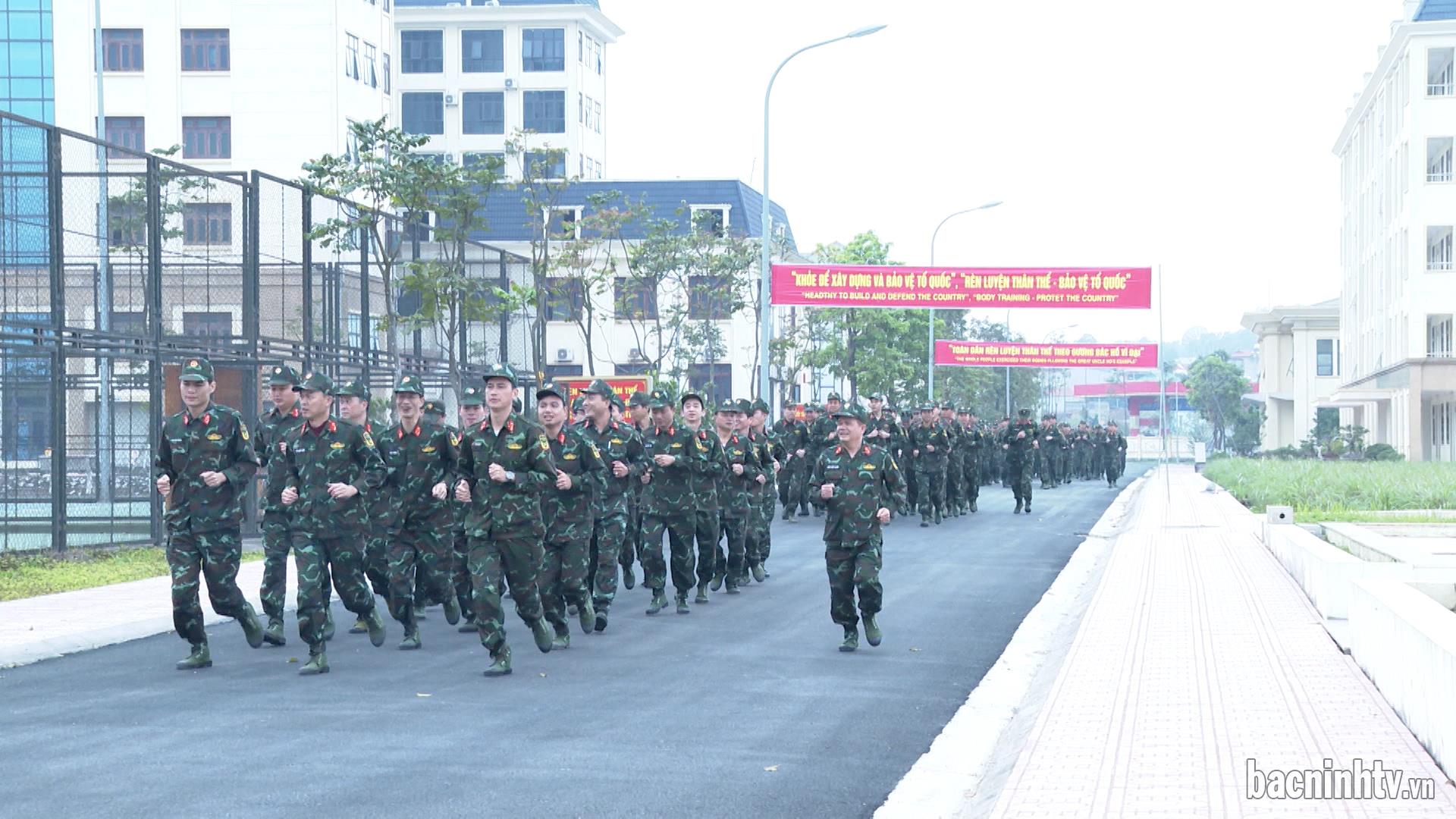 Hưởng ứng ngày chạy Thể thao quân sự thế giới