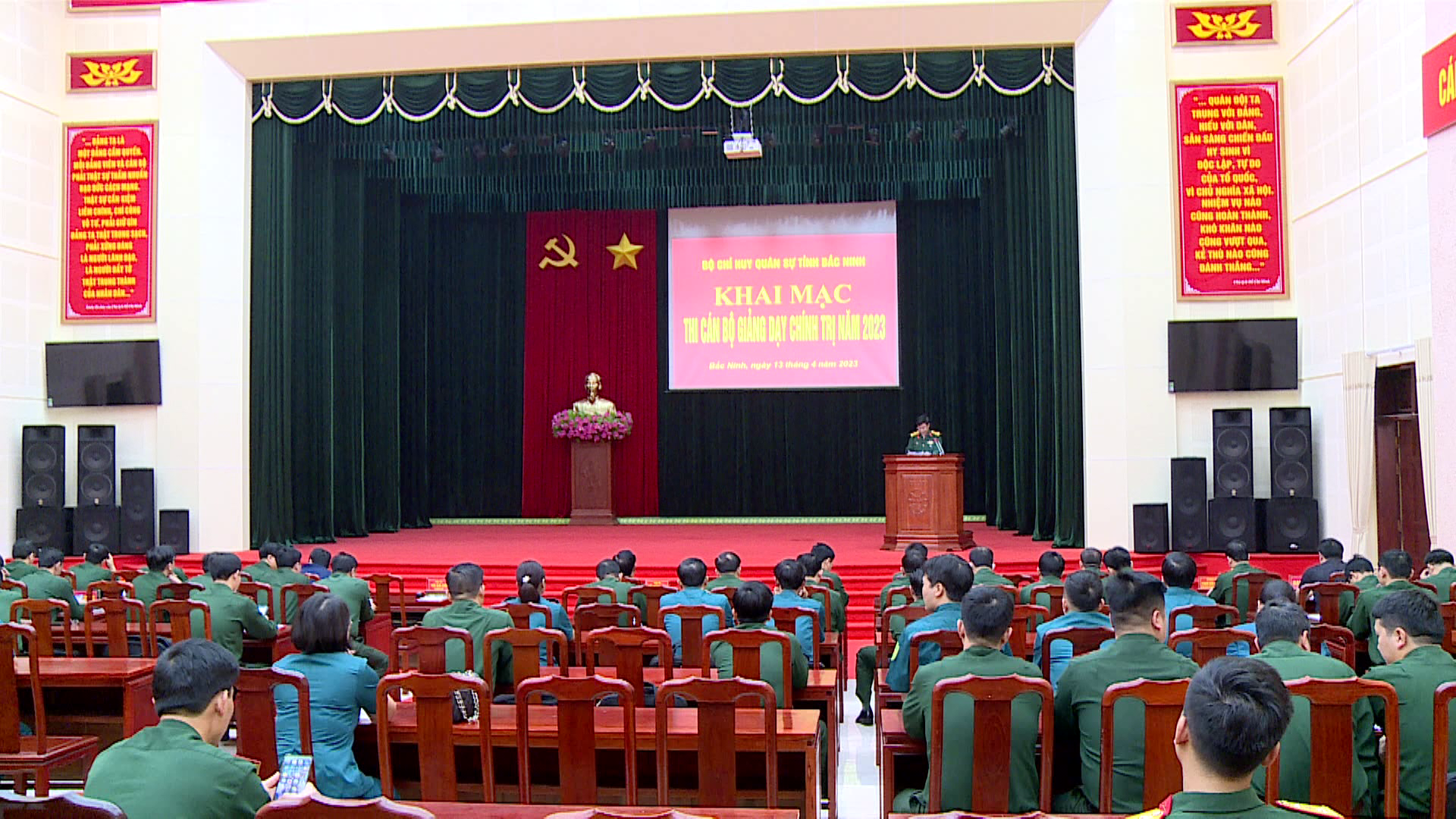 Khai mạc Hội thi các bộ giảng dạy chính trị năm 2023