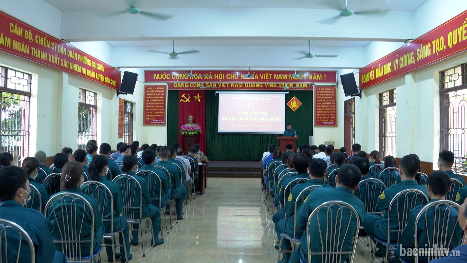 Khai mạc huấn luyện dân quân tự vệ năm 2023