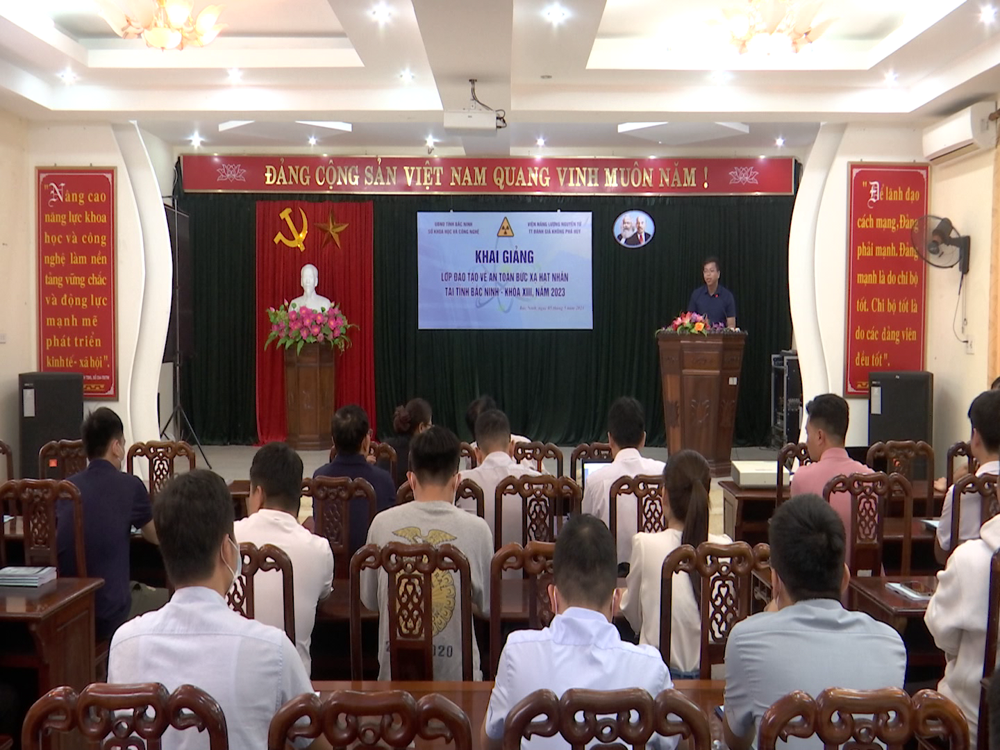 Đào tạo an toàn bức xạ cho các nhân viên bức xạ tỉnh Bắc Ninh năm 2023           