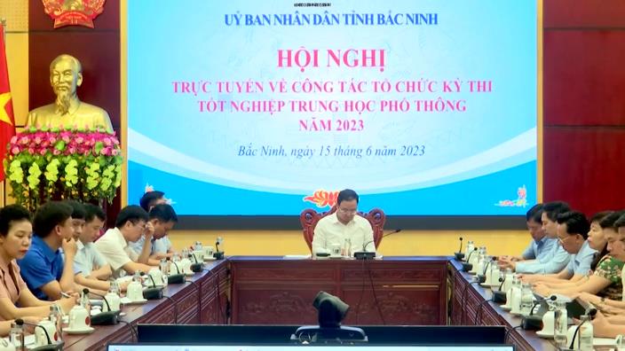 Trực tuyến toàn quốc triển khai thi tốt nghiệp THPT 2023   
