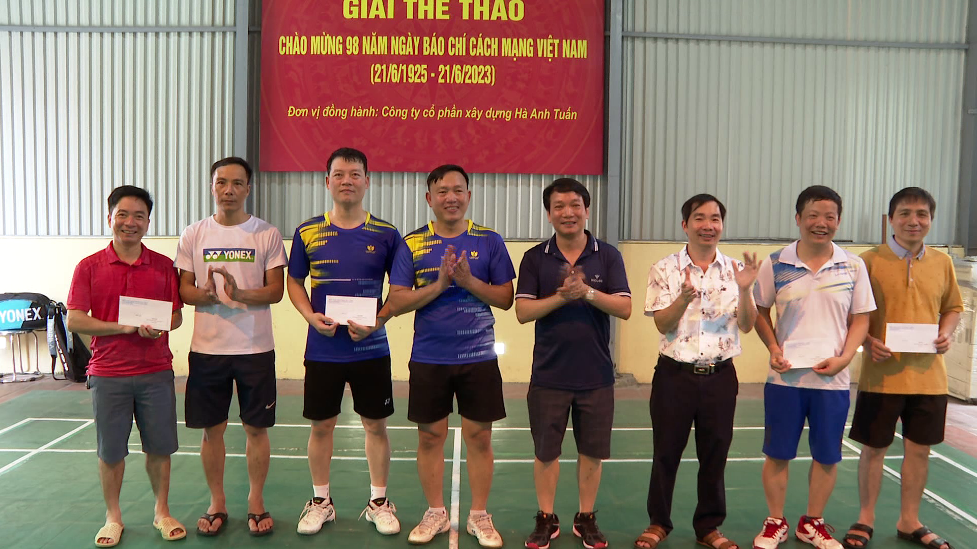 Giải thể thao Hội Nhà báo tỉnh chào mừng 98 năm ngày Báo chí Cách mạng  Việt Nam 21/6