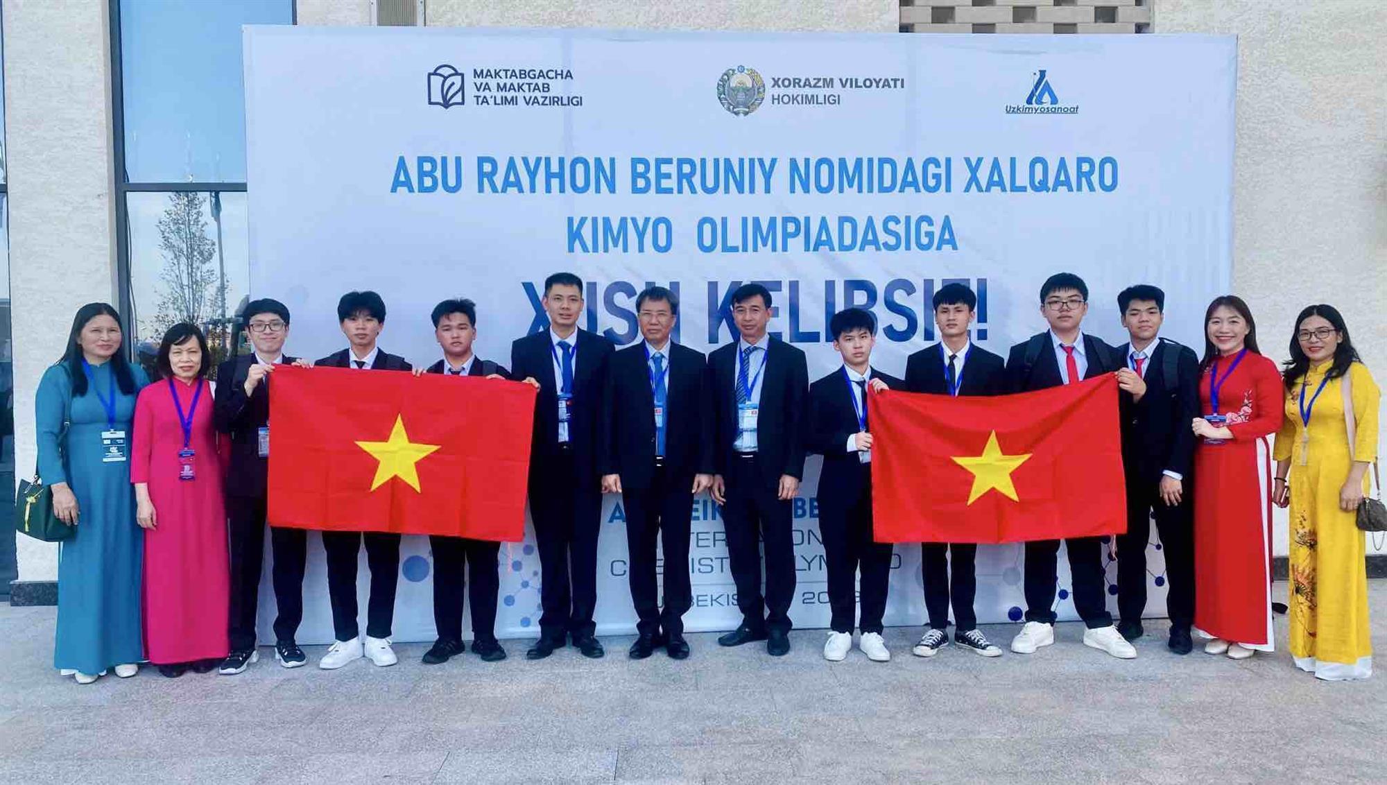 Bắc Ninh giành Huy chương Vàng kỳ thi Olympic Hóa học quốc tế 2023