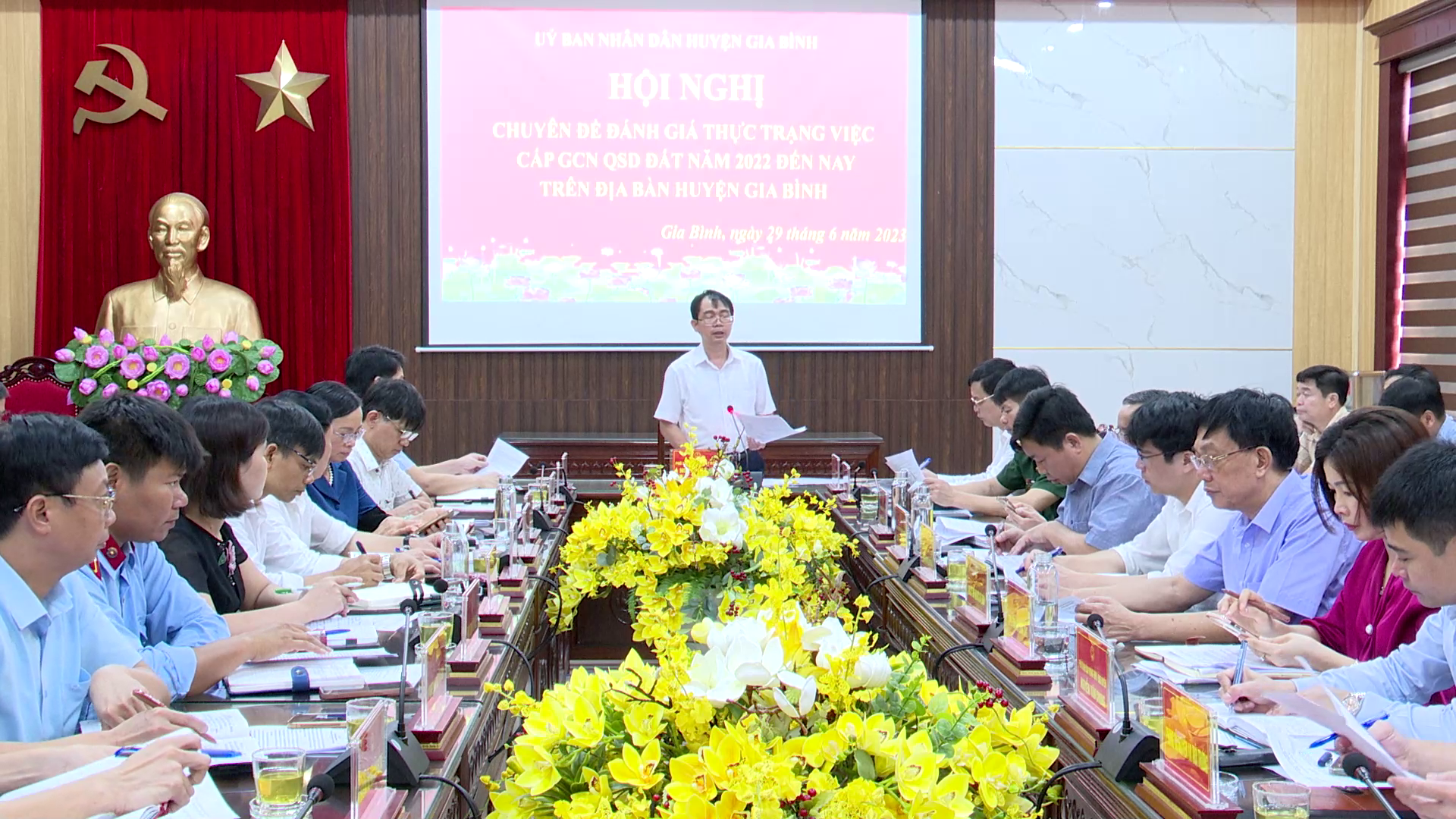 Gia Bình đánh giá thực trạng công tác cấp Giấy chứng nhận quyền sử dụng đất từ năm 2022 đến nay