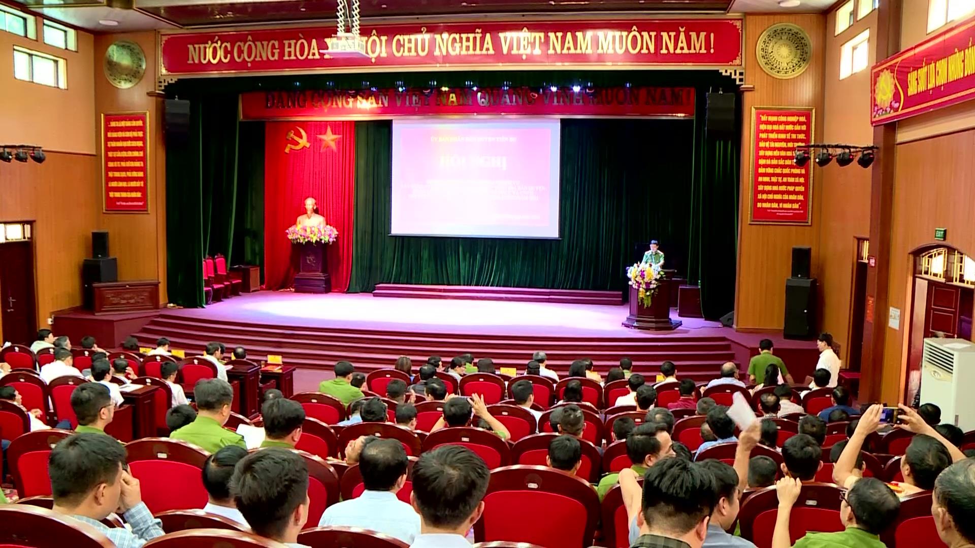 Huyện Tiên Du sơ kết 3 tháng triển khai xây dựng “Tỉnh ATGT”