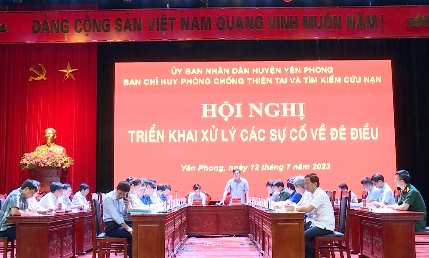Yên Phong tổng duyệt diễn tập tìm kiếm cứu nạn năm 2023