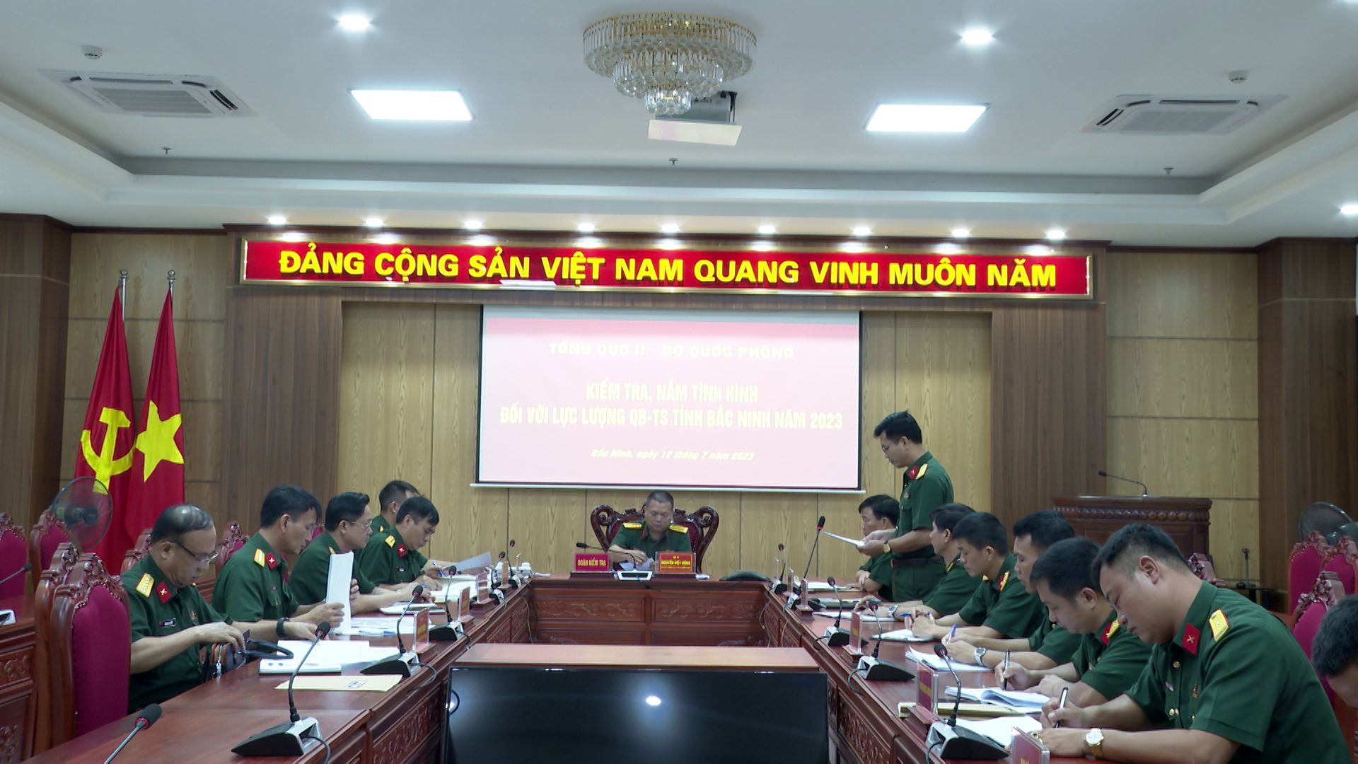 Tổng cục II kiểm tra công tác quân báo, trinh sát tại Bắc Ninh