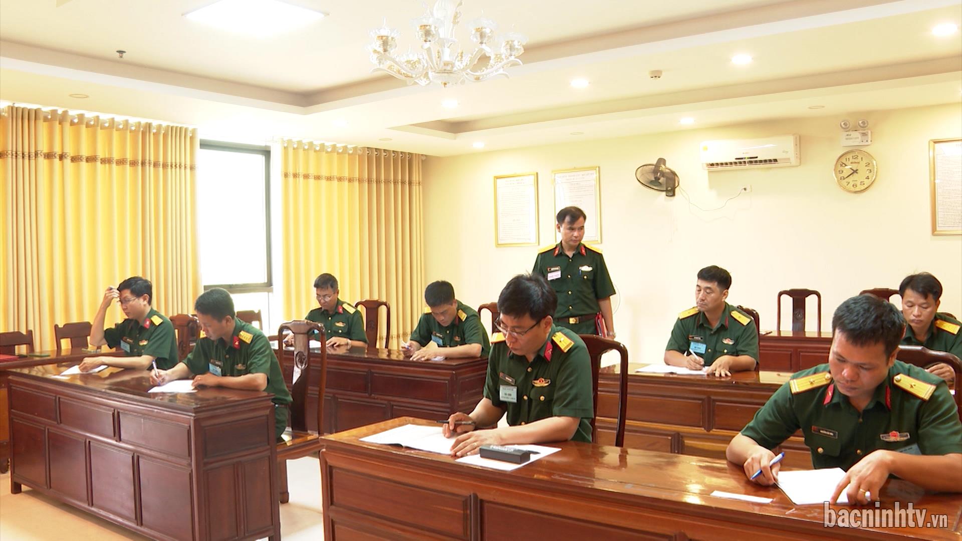 Hội thi Chủ nhiệm Hậu cần – Kỹ thuật Ban Chỉ huy quân sự cấp huyện