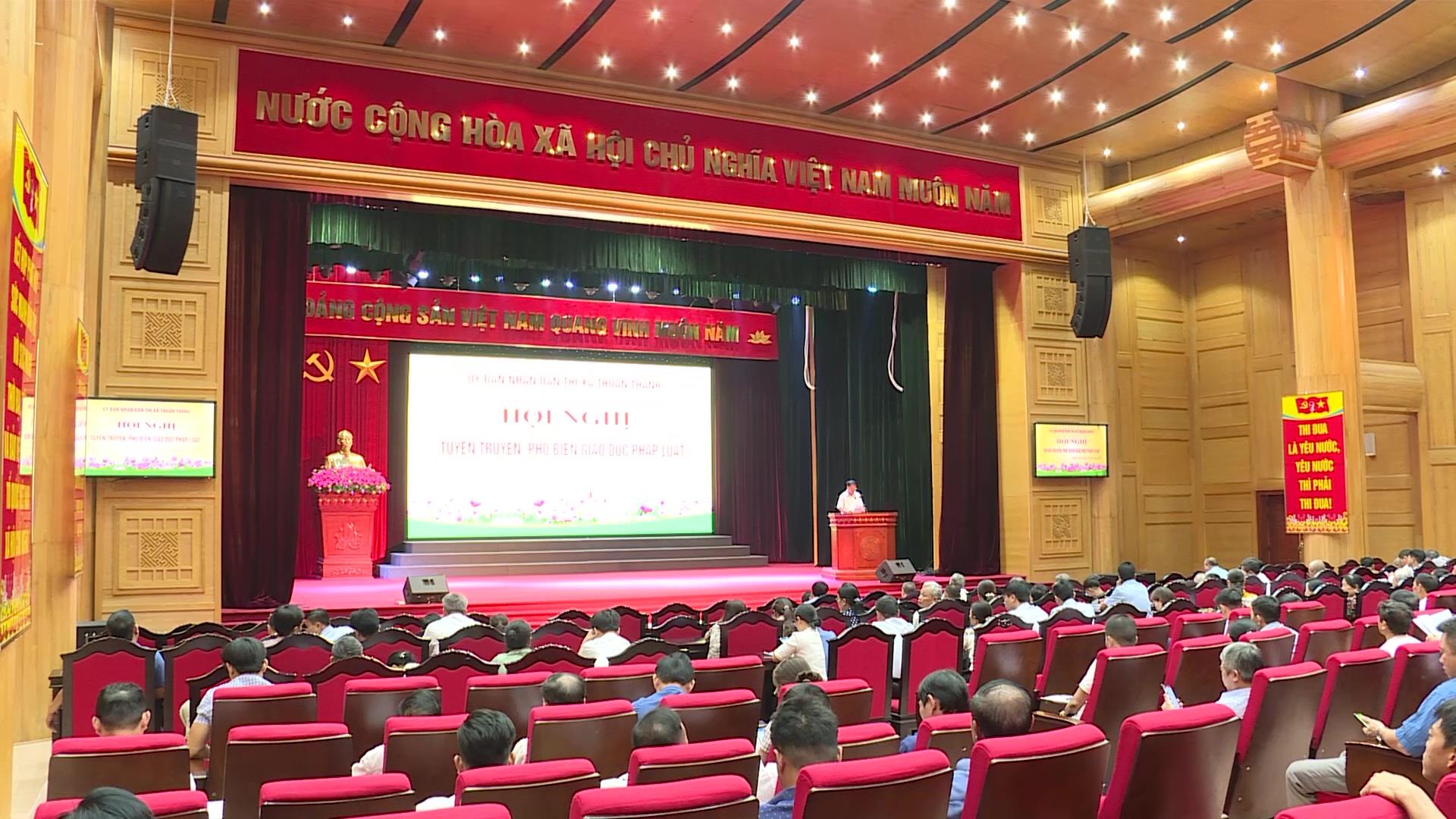Sở Tư pháp tuyên truyền, phổ biến pháp luật tại Thuận Thành