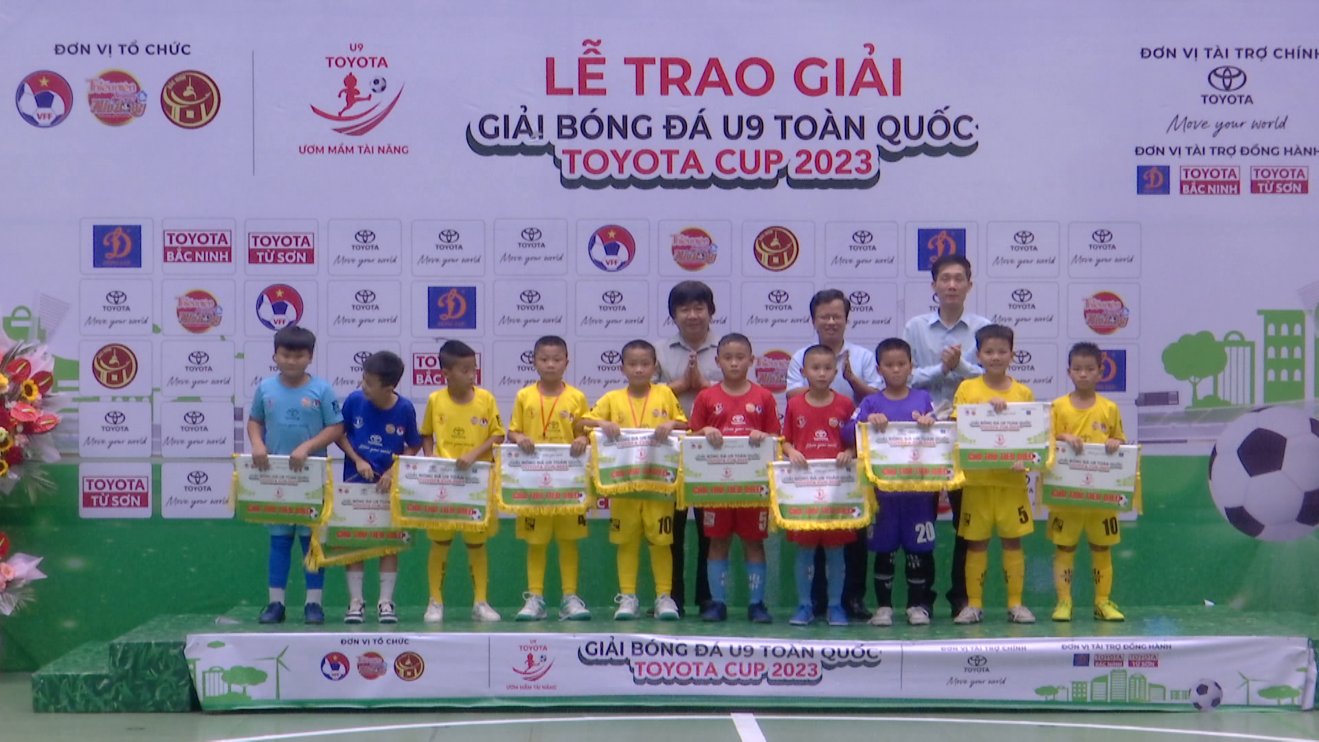 Bế mạc và trao giải Giải bóng đá U9 toàn quốc Toyota Cup 2023